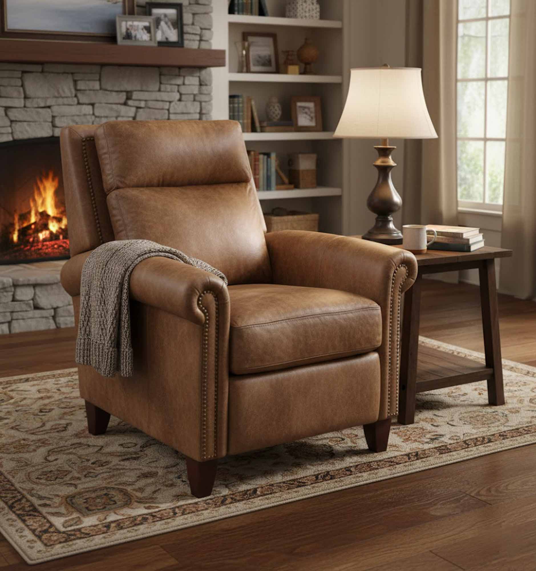 Benjamin Leather Recliner - Image 3
