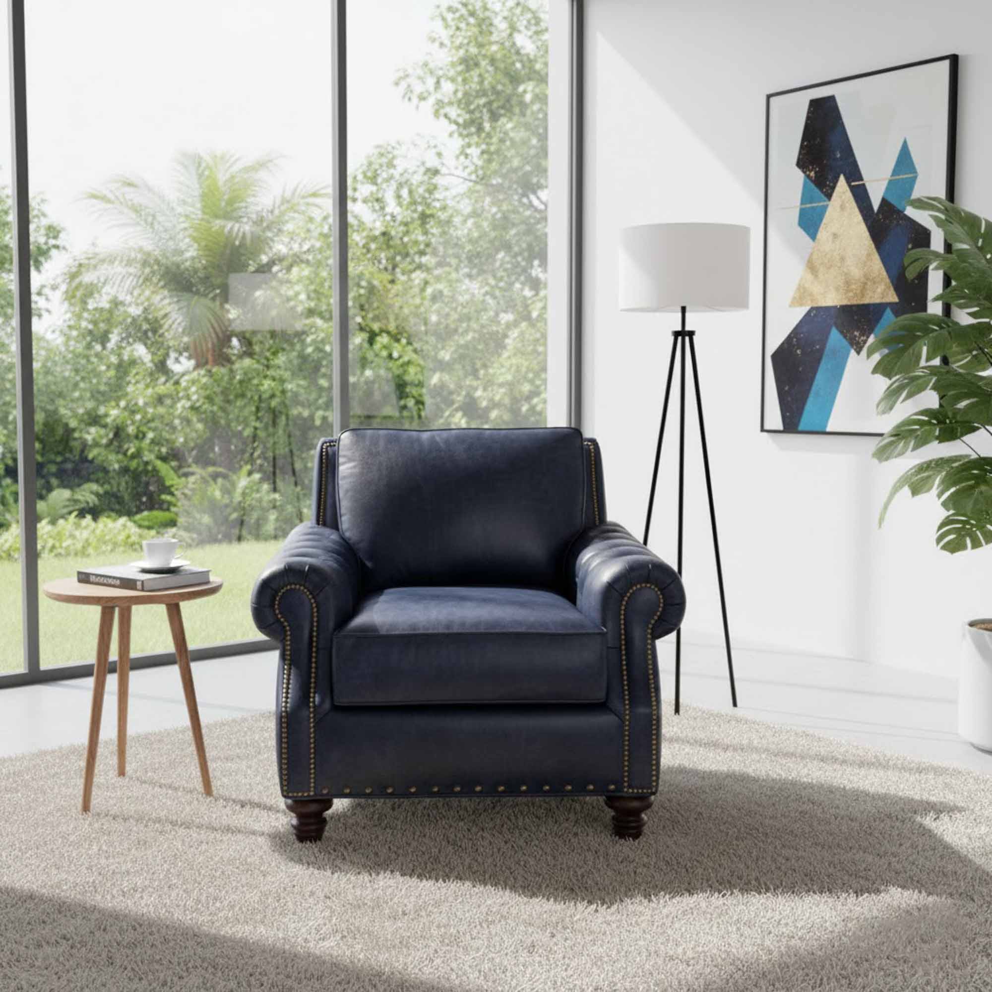 Beverly Leather Chair - Image 5