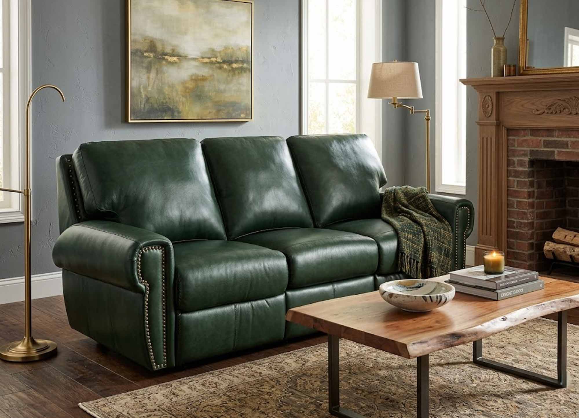 Bismarck Leather Sofa - Image 5