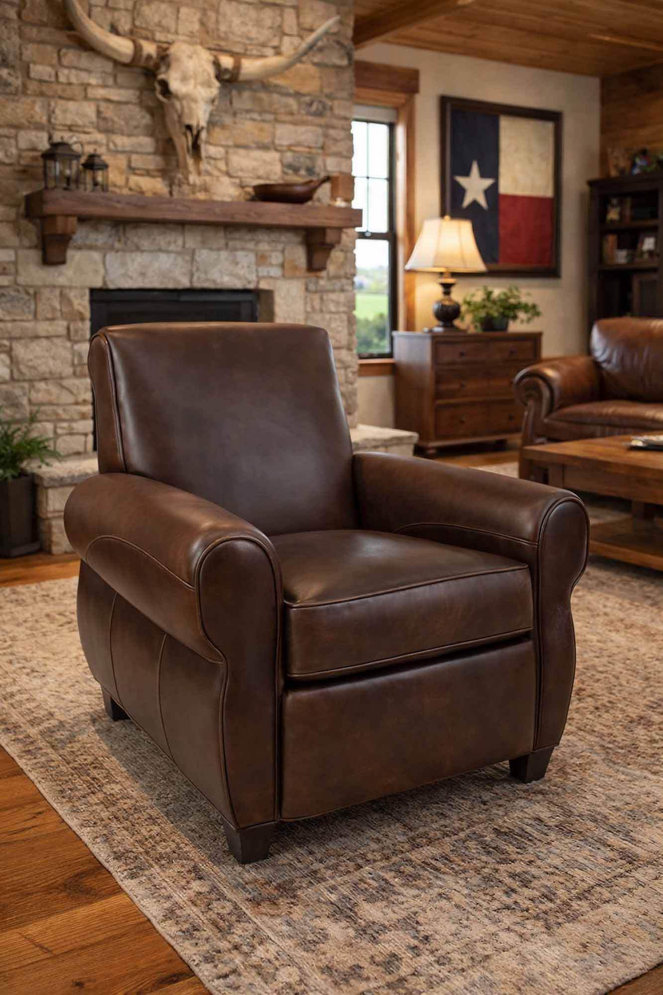 Braiding Leather Chair - Image 3