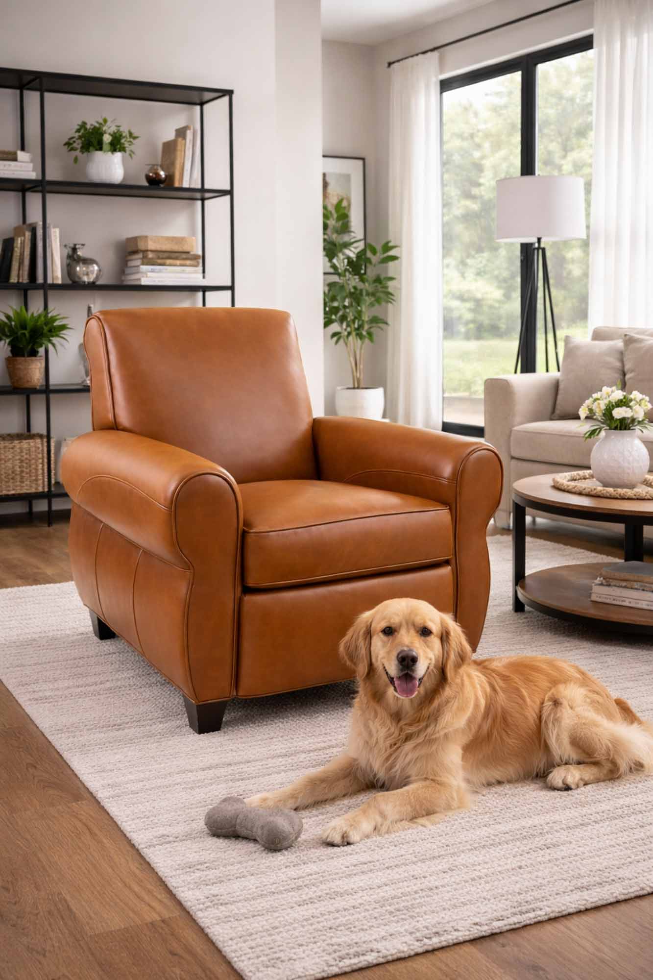 Braiding Leather Chair - Image 5