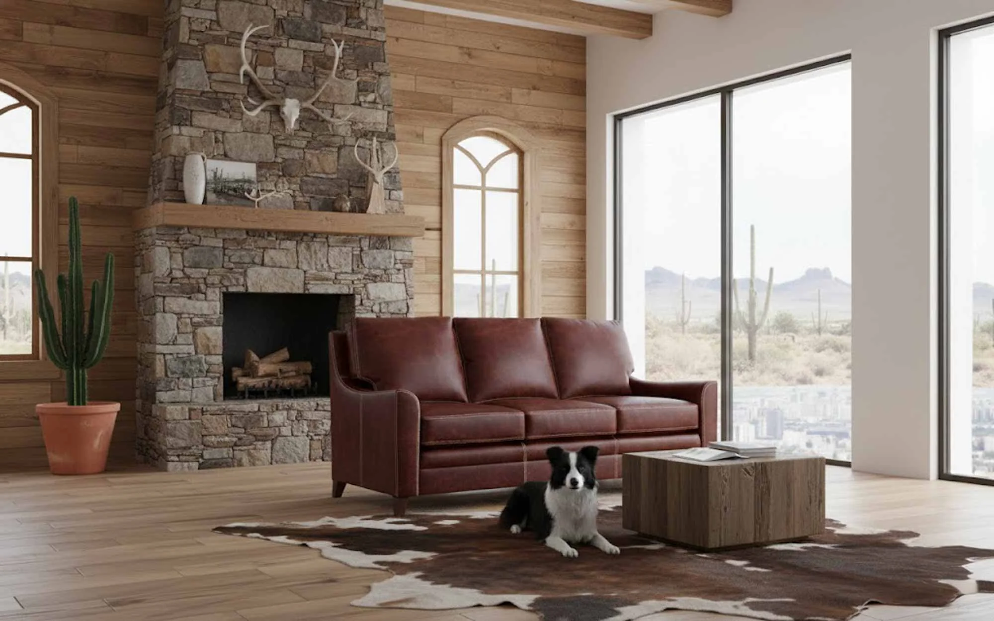 Breckenridge Leather Sofa - Image 3