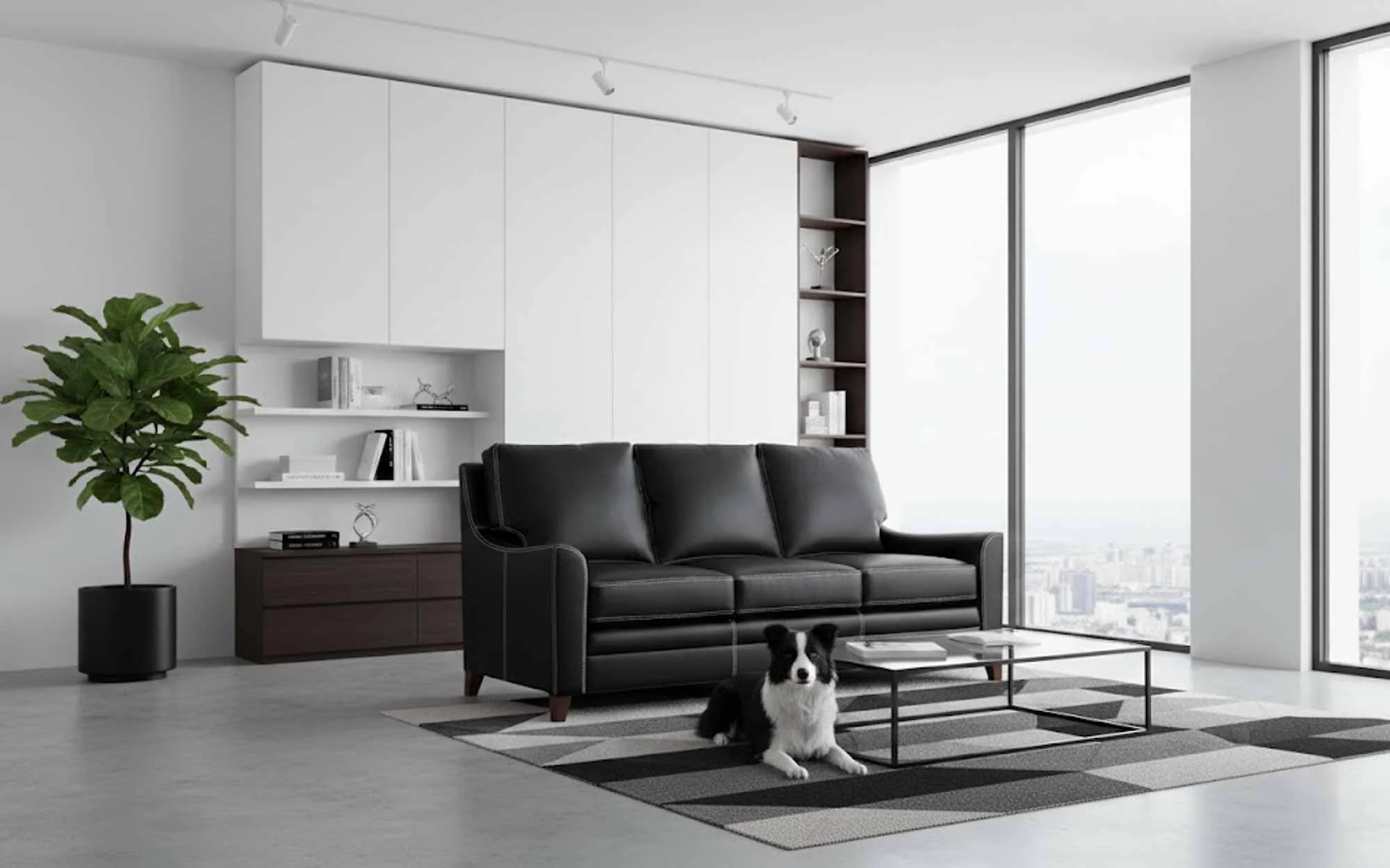 Breckenridge Leather Sofa - Image 4