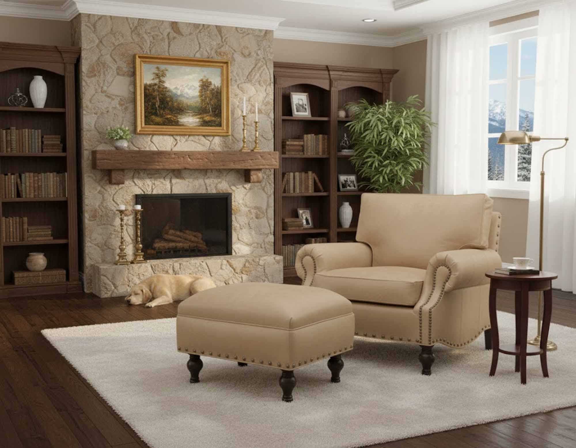 Bronson Leather Chair - Image 4