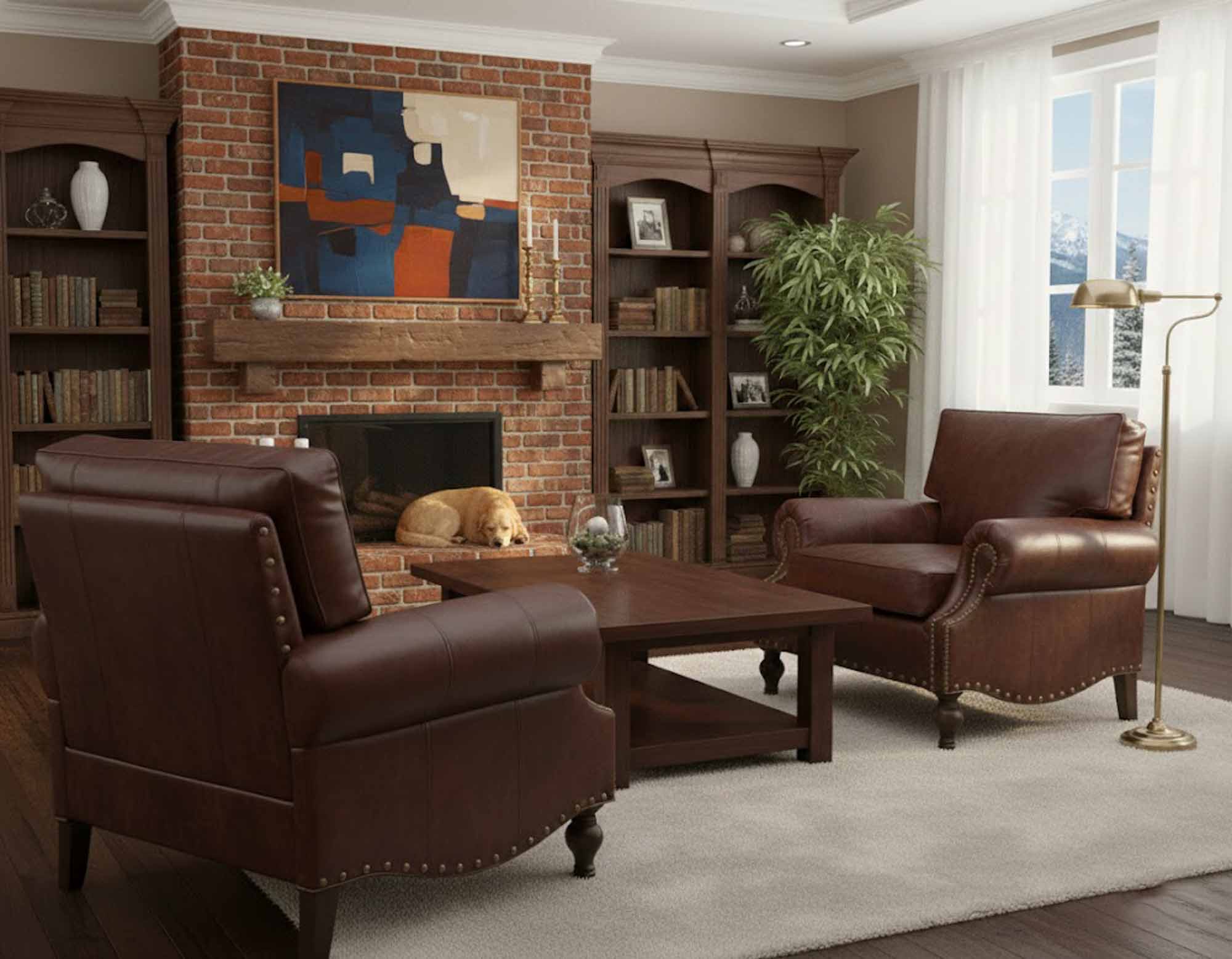 Bronson Leather Chair - Image 5
