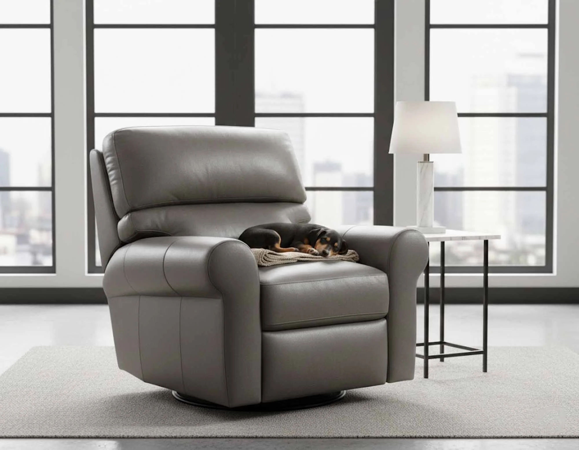 Brookfield Leather Recliner - Image 7