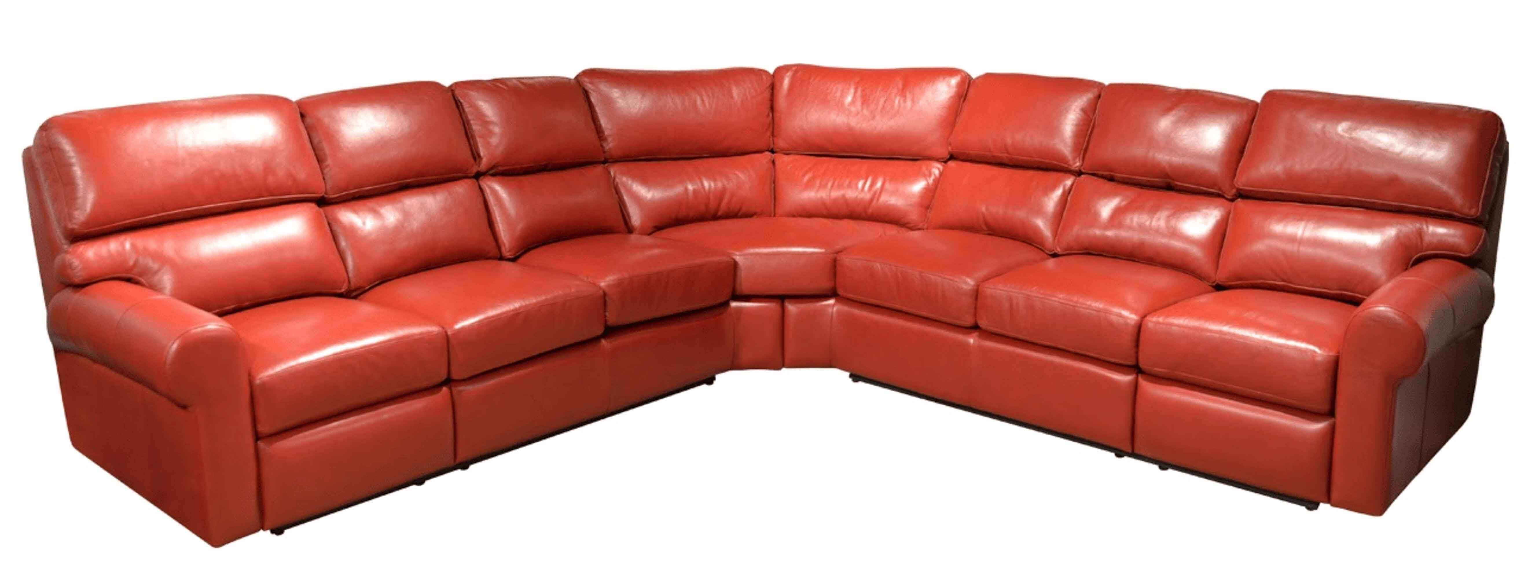 Brookfield Leather Reclining Sectional - Image 4