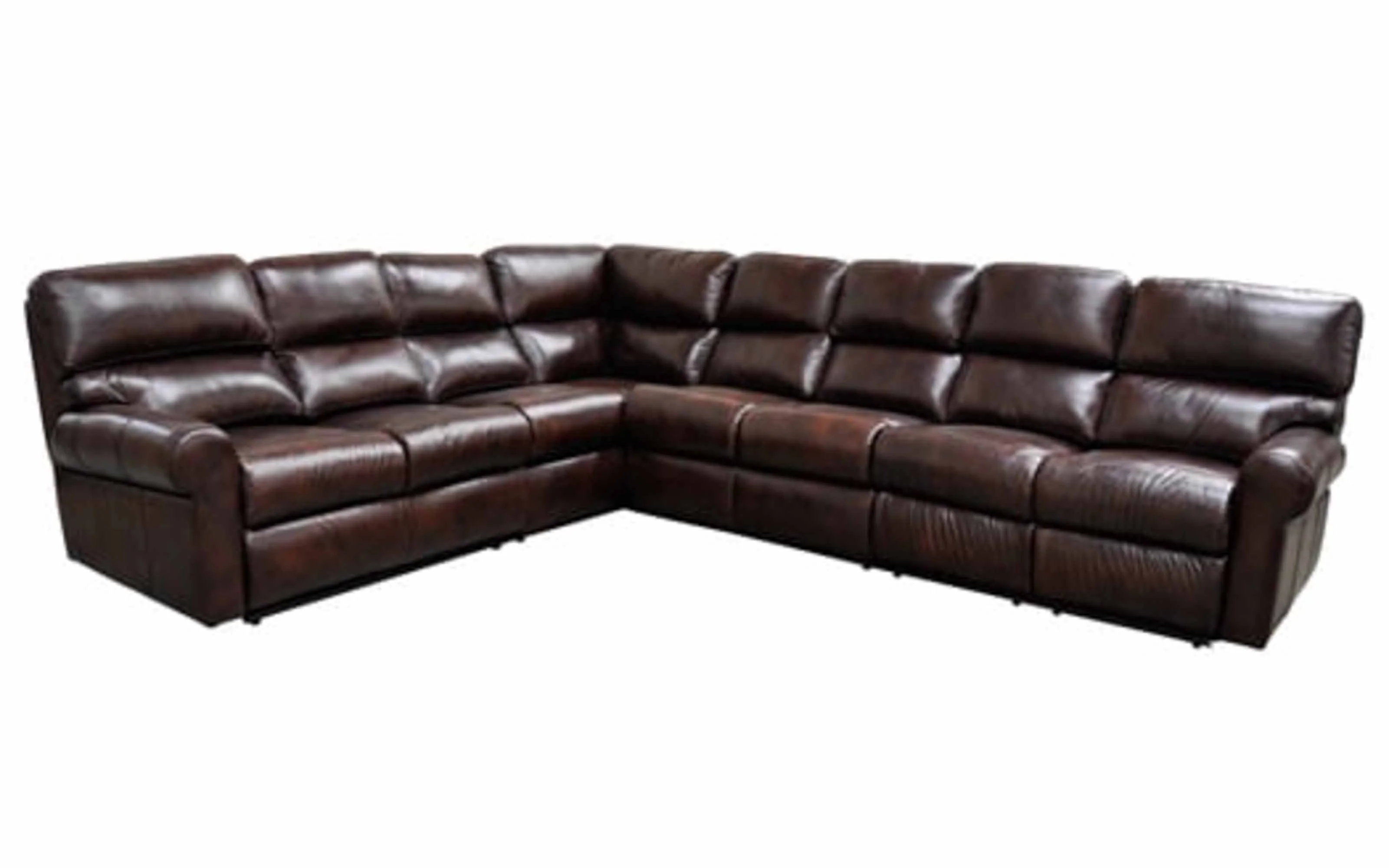Brookfield Leather Reclining Sectional - Image 5