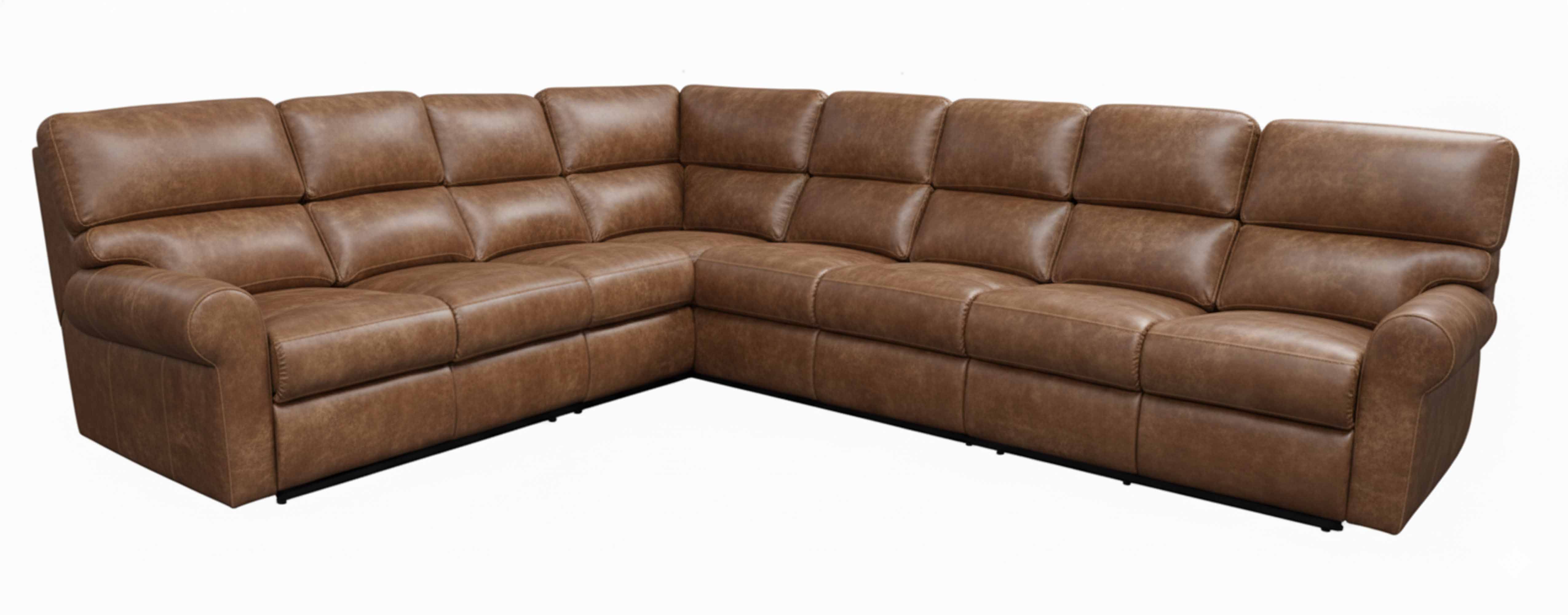 Brookhaven Leather Reclining Sectional - Image 2
