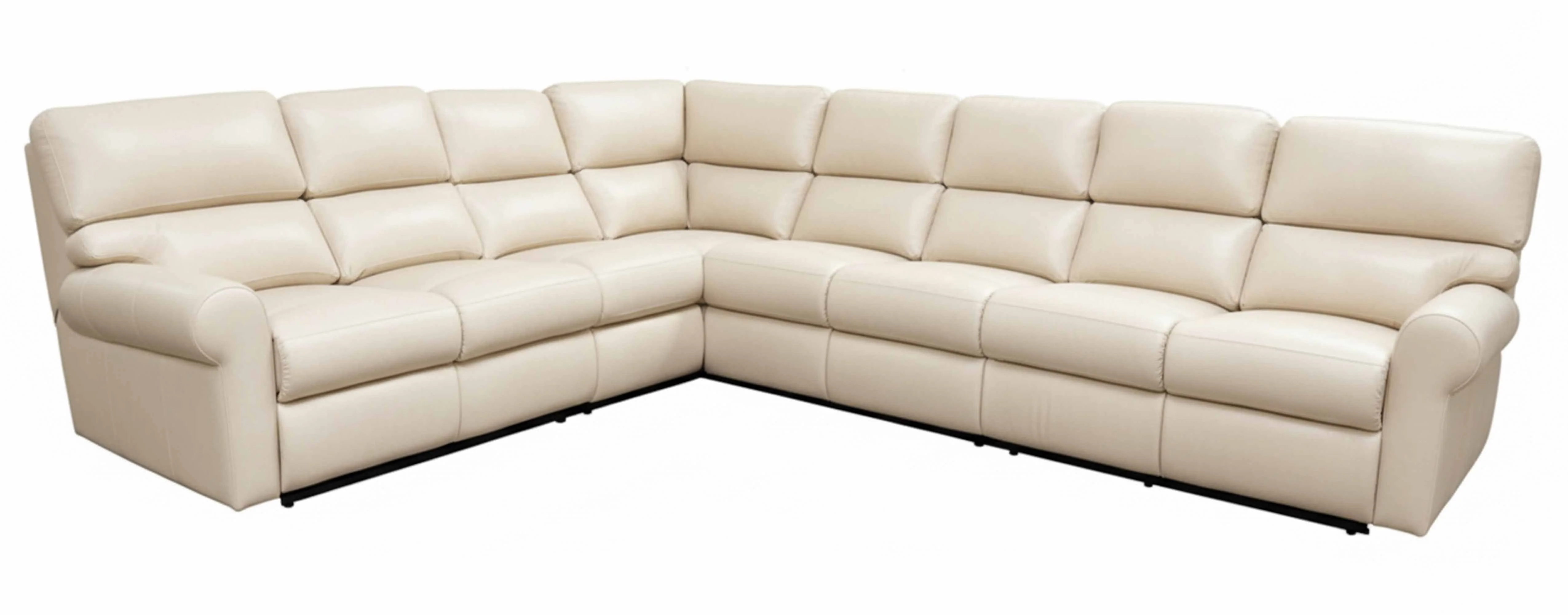 Brookhaven Leather Reclining Sectional - Image 4