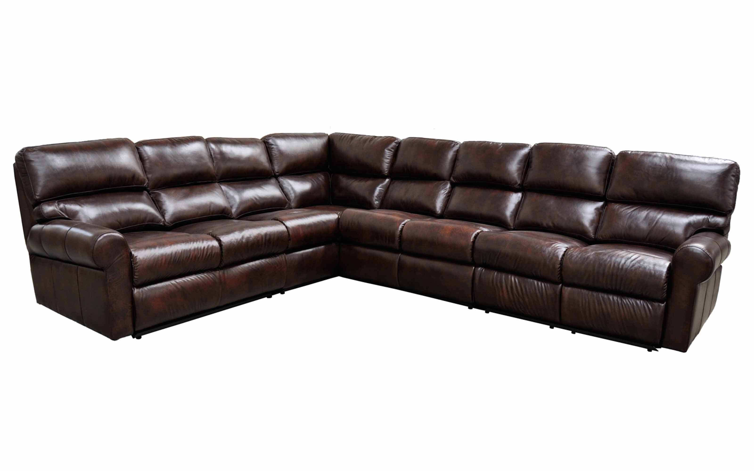 Brookhaven Leather Reclining Sectional - Image 5