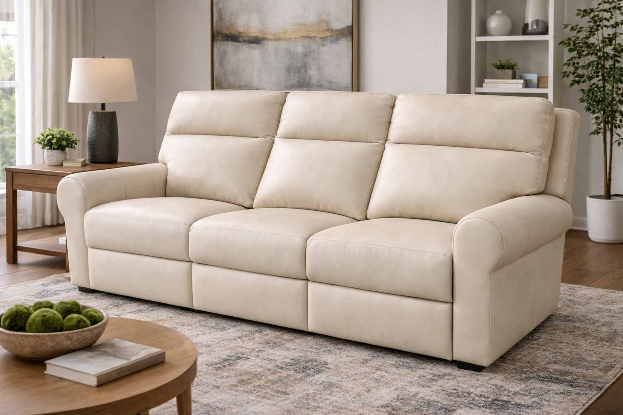 Brookhurst Leather Sofa - Image 6