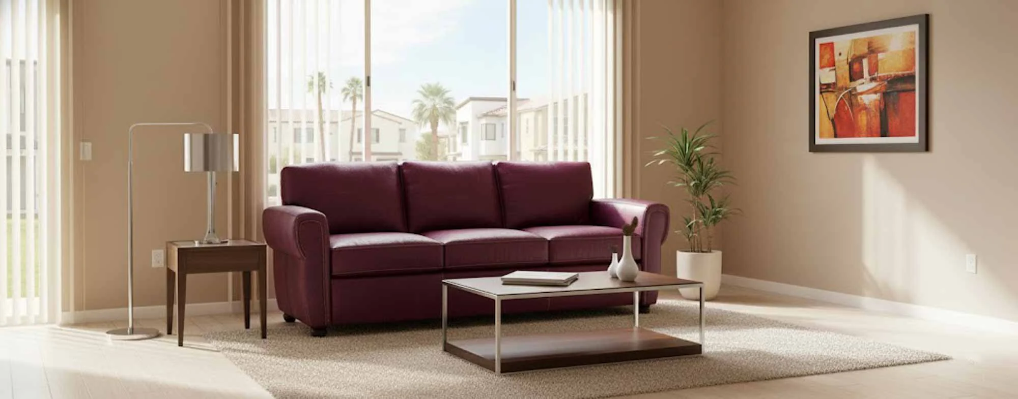 Brookside Leather Sofa - Image 4