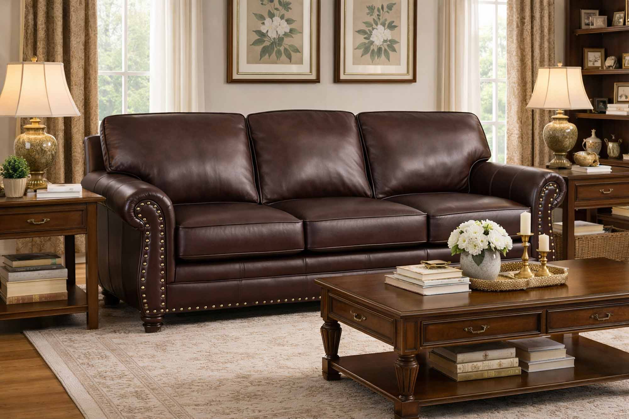Brynn Leather Sofa - Image 6