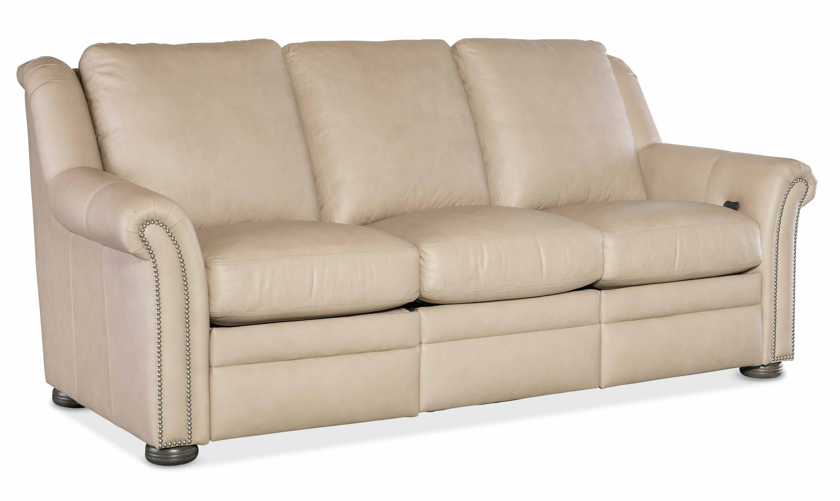 Burke Leather Power Reclining Sofa - Image 2