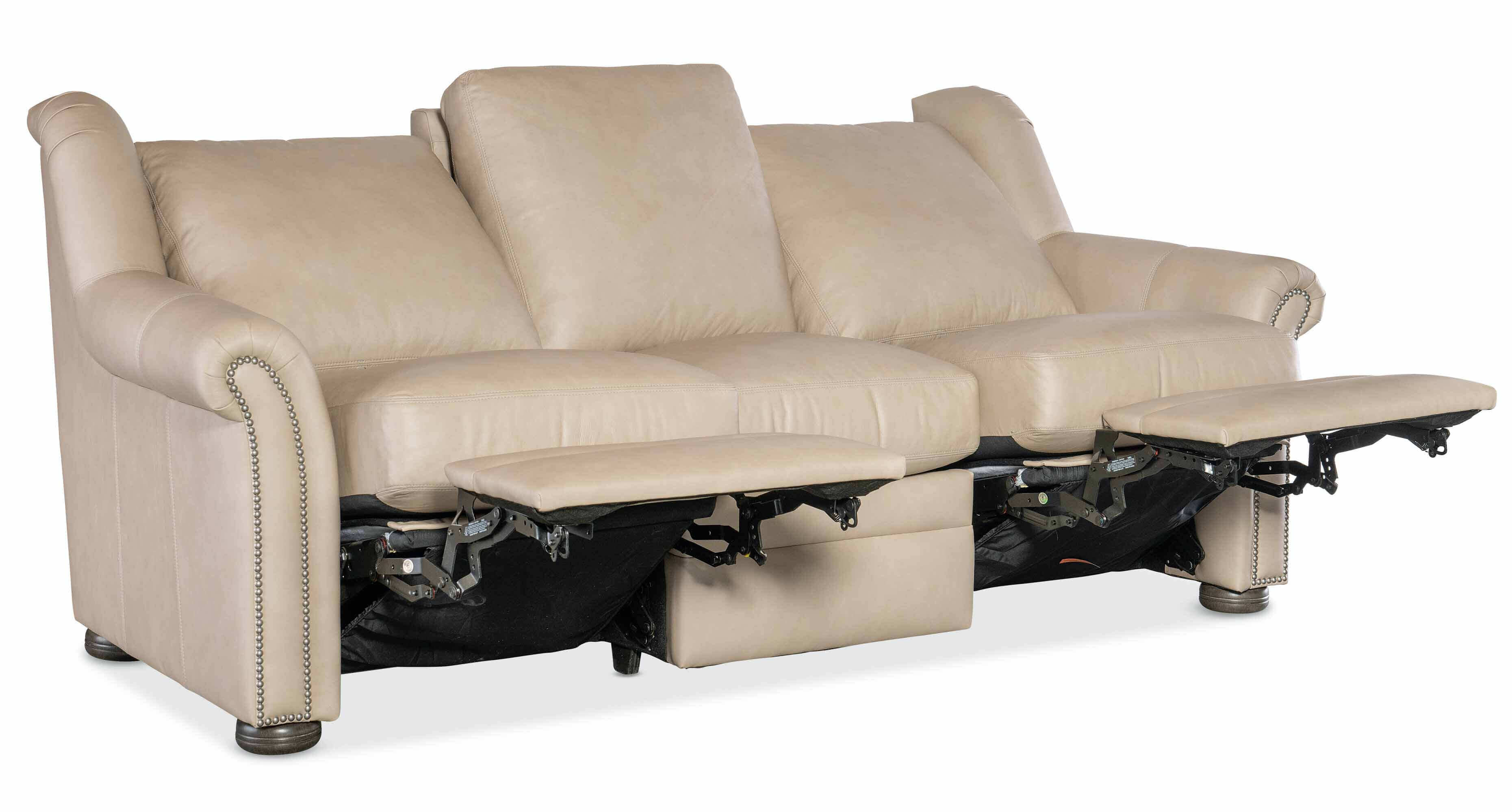 Burke Leather Power Reclining Sofa - Image 6