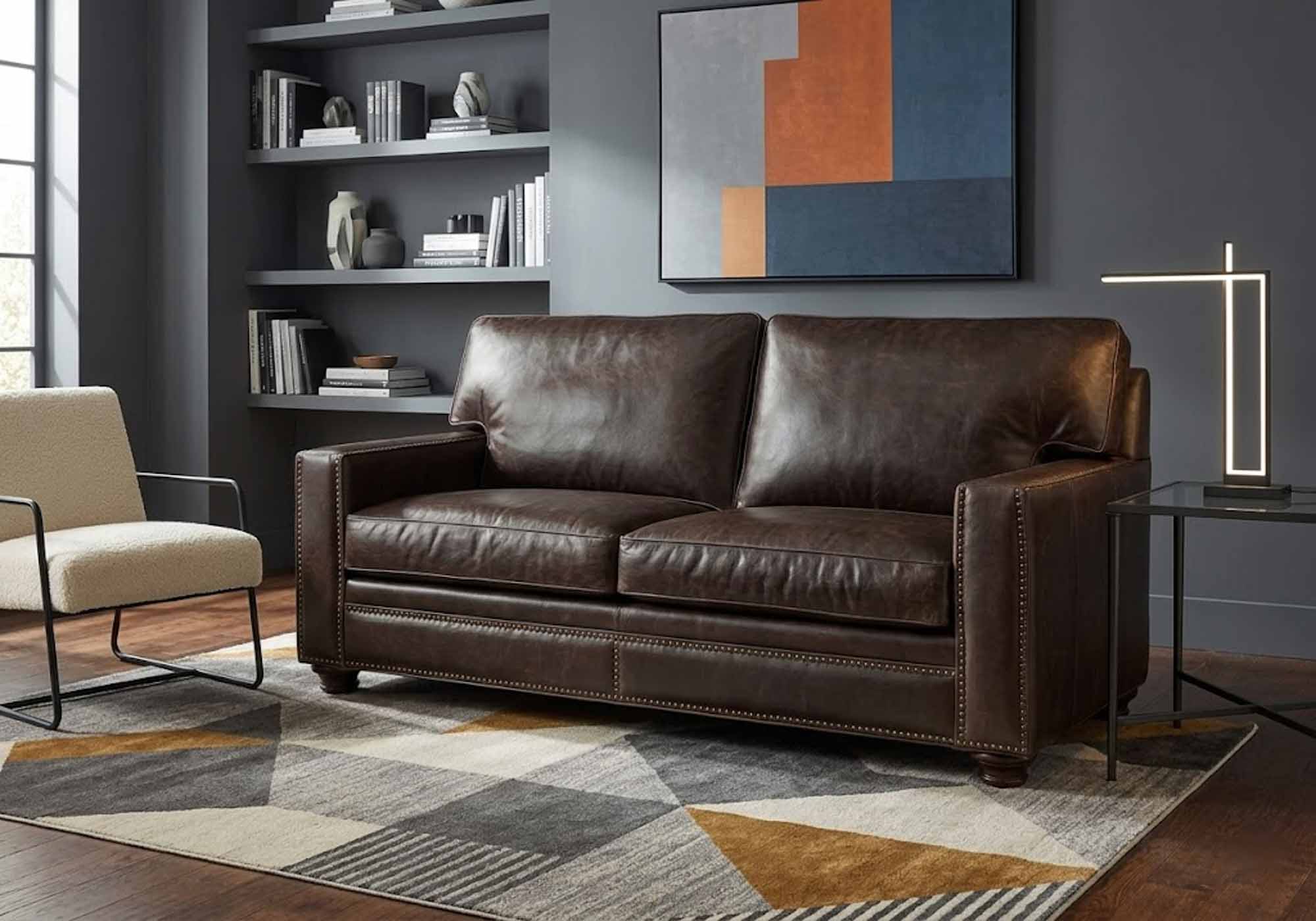 Butte Leather Loveseat - Image 3