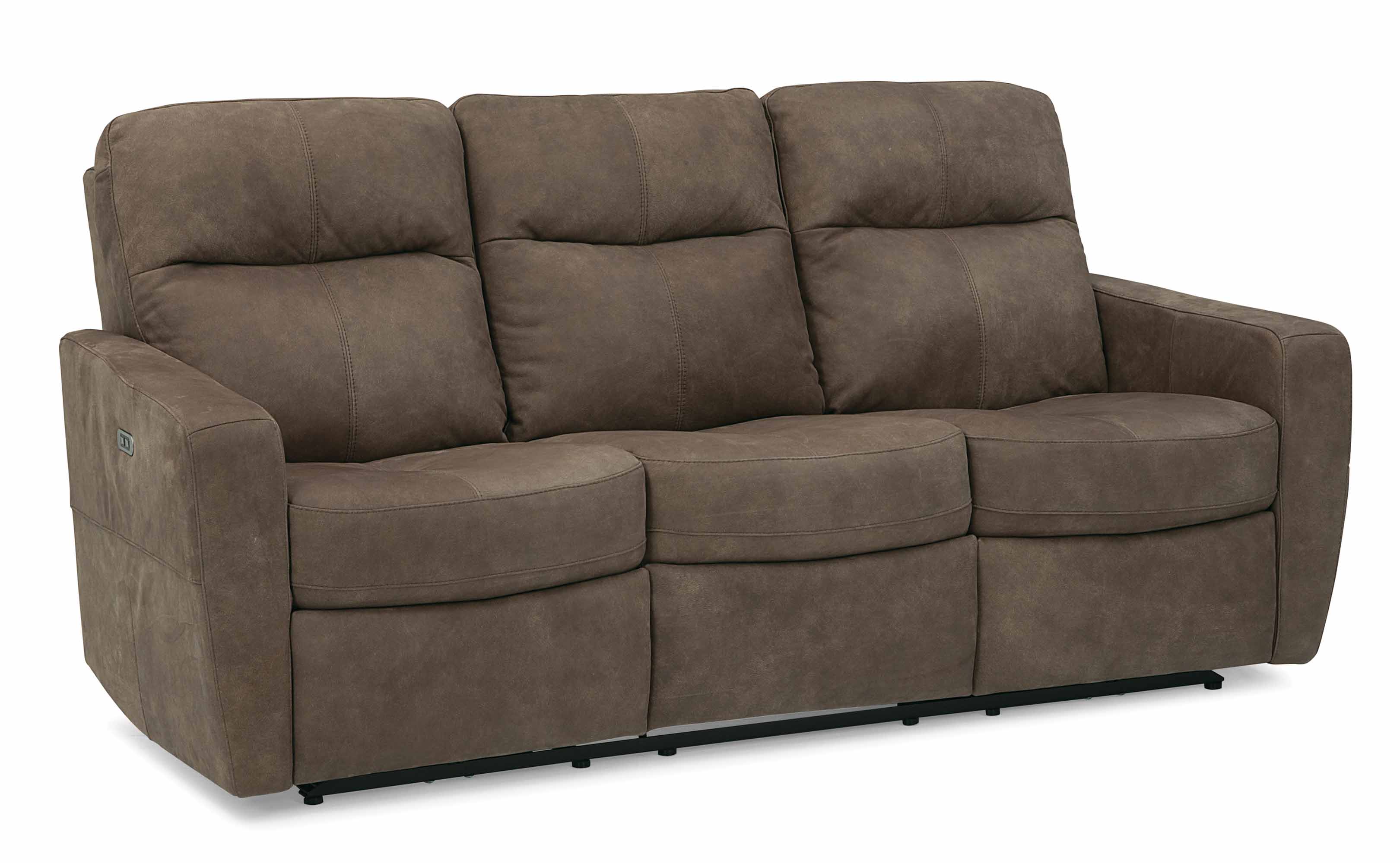Cairo Leather Power Reclining Sofa With Articulating Headrest