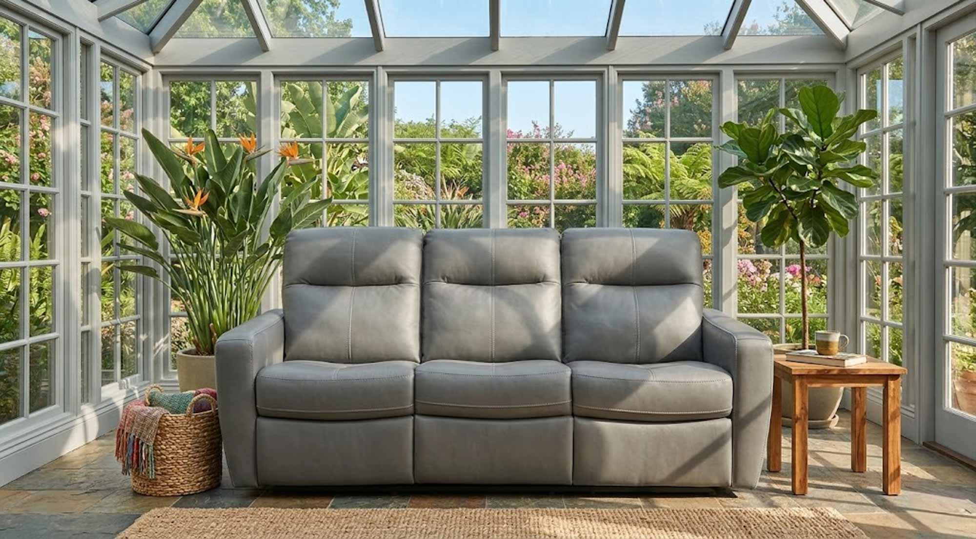 Cairo Leather Power Reclining Sofa With Articulating Headrest - Image 10