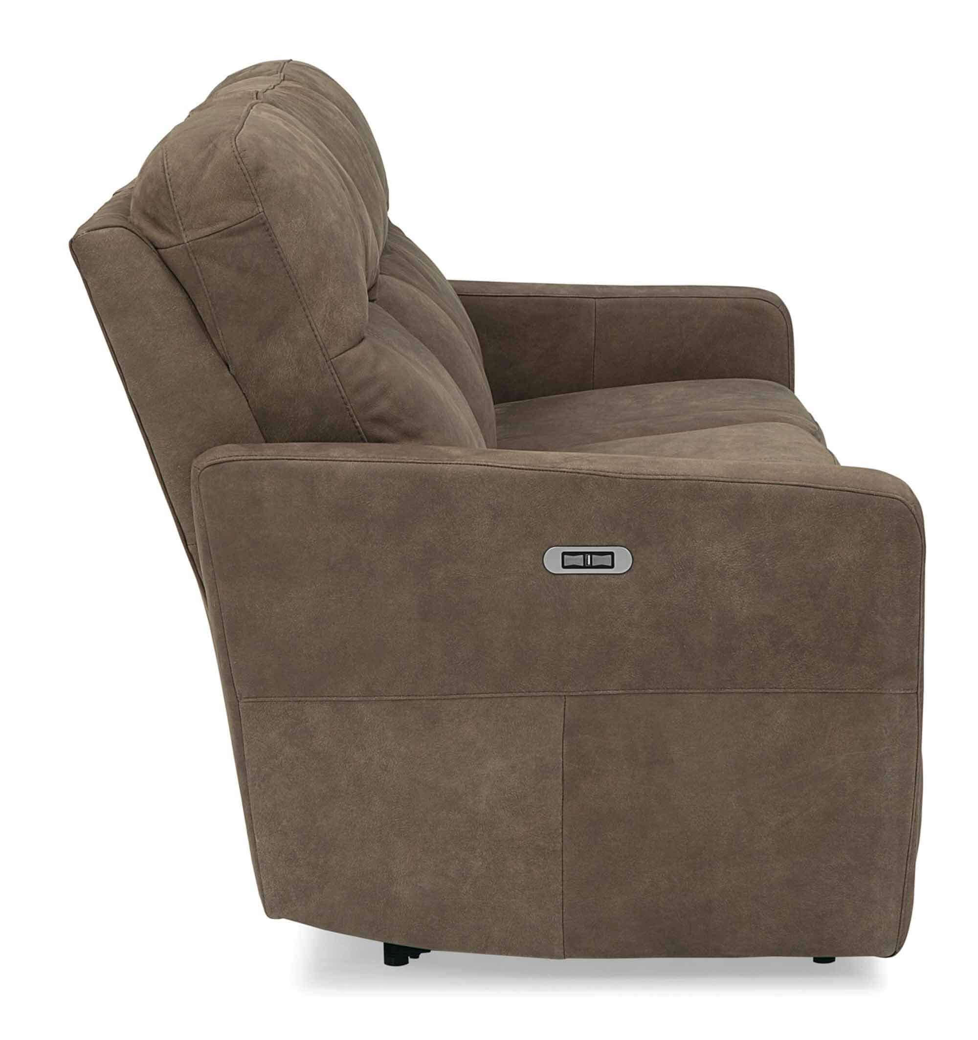 Cairo Leather Power Reclining Sofa With Articulating Headrest - Image 3