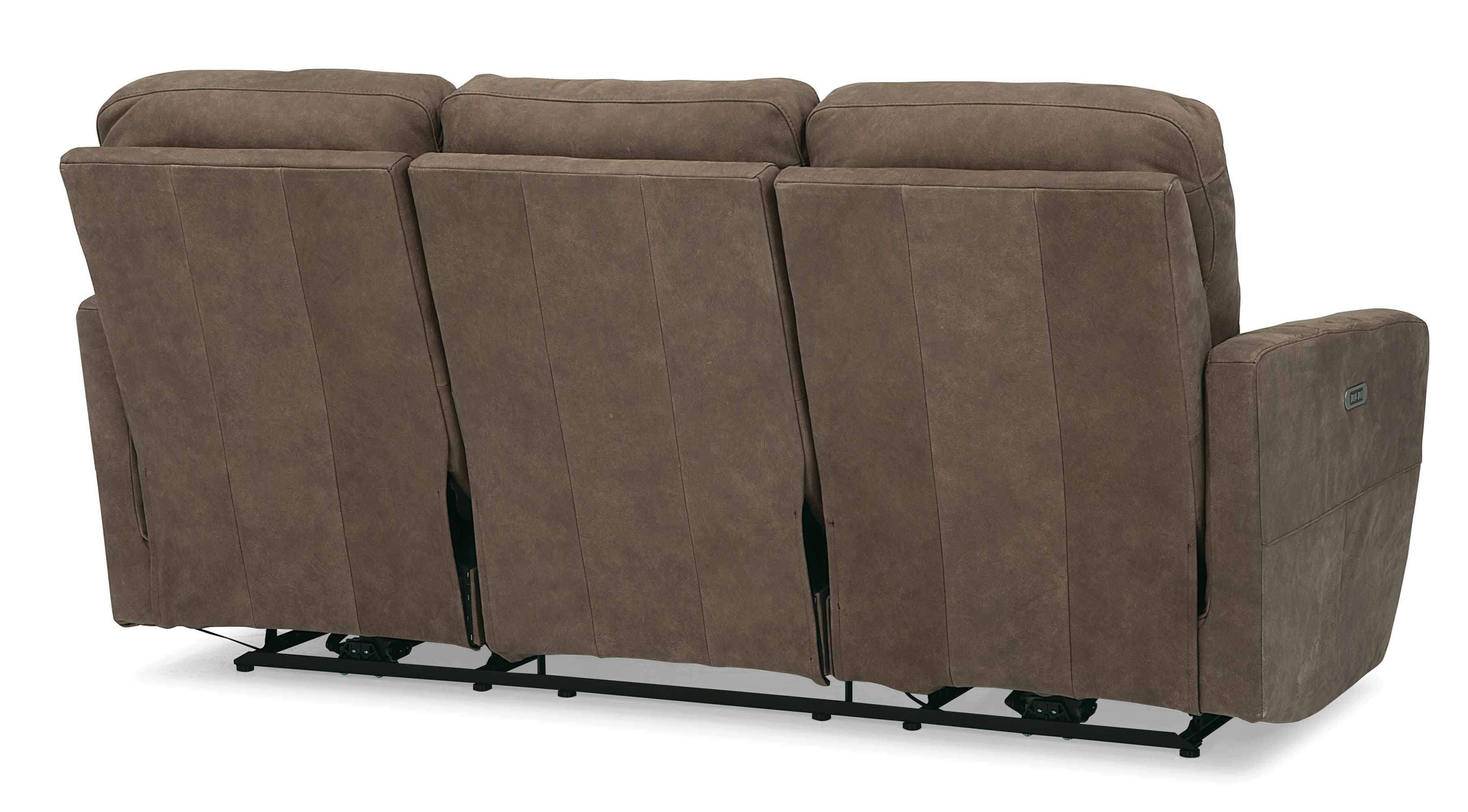 Cairo Leather Power Reclining Sofa With Articulating Headrest - Image 4