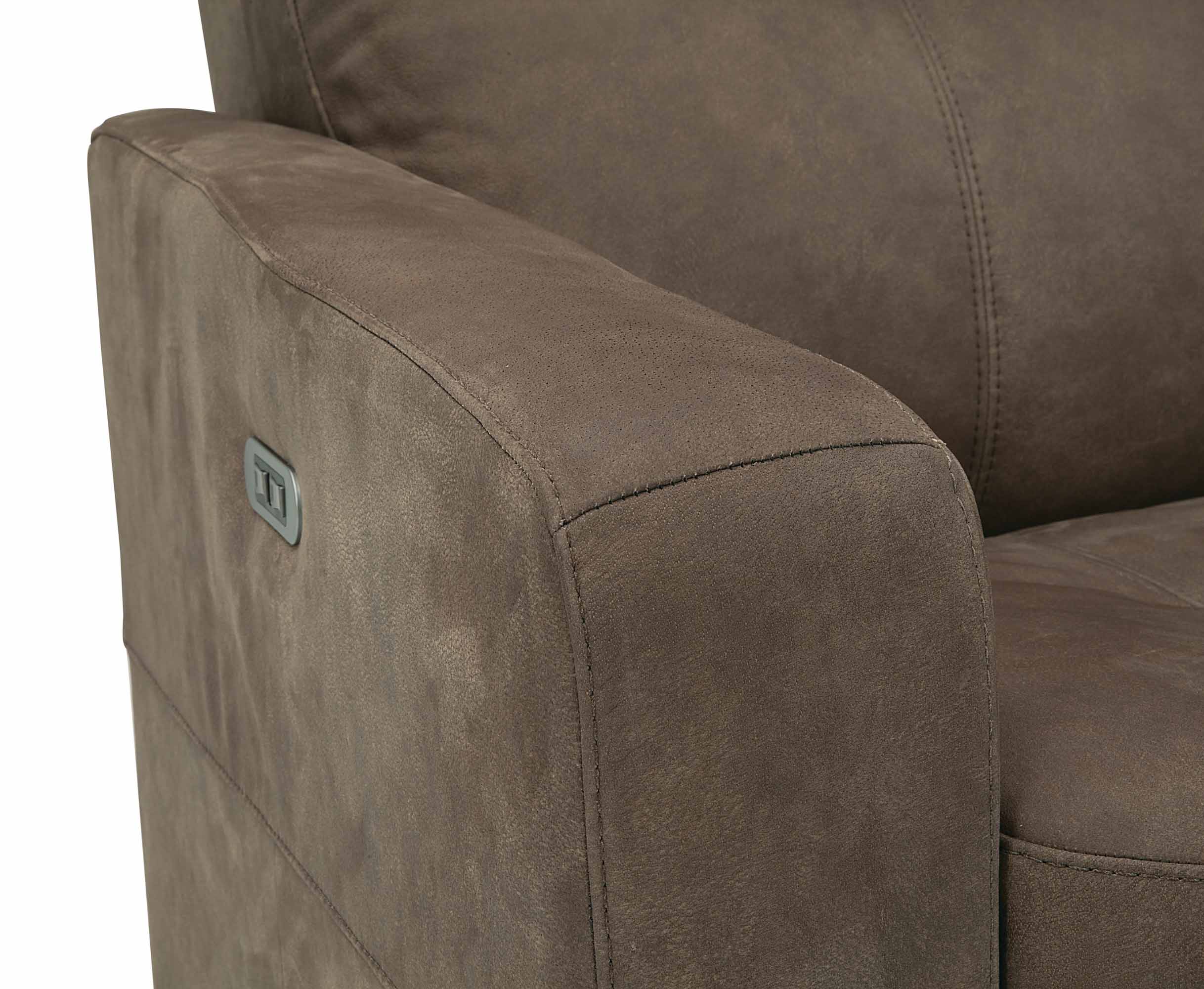 Cairo Leather Power Reclining Sofa With Articulating Headrest - Image 5