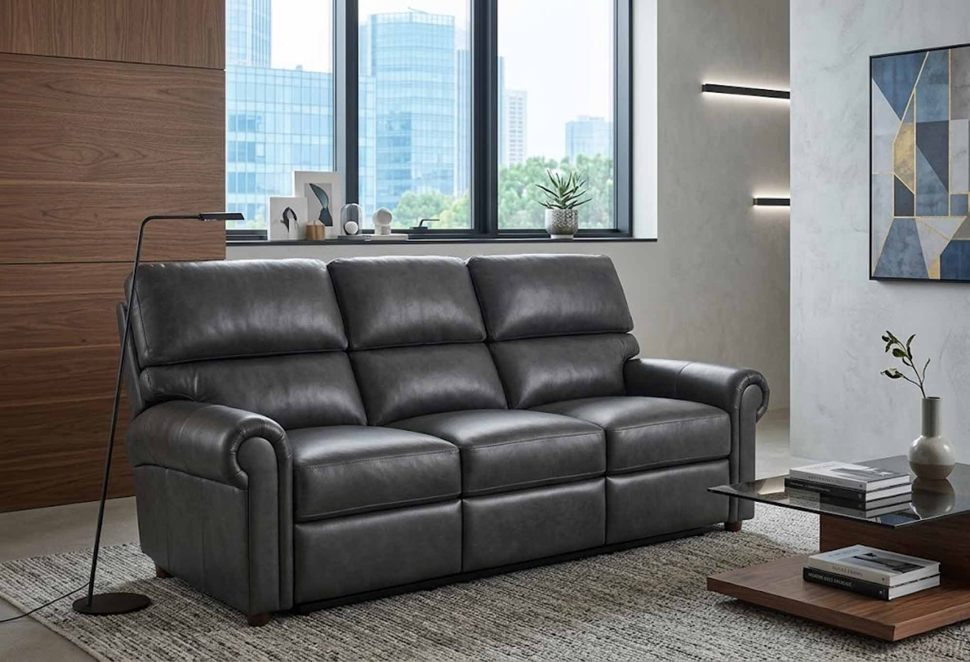 Caldwell Leather Reclining Sofa - Image 2