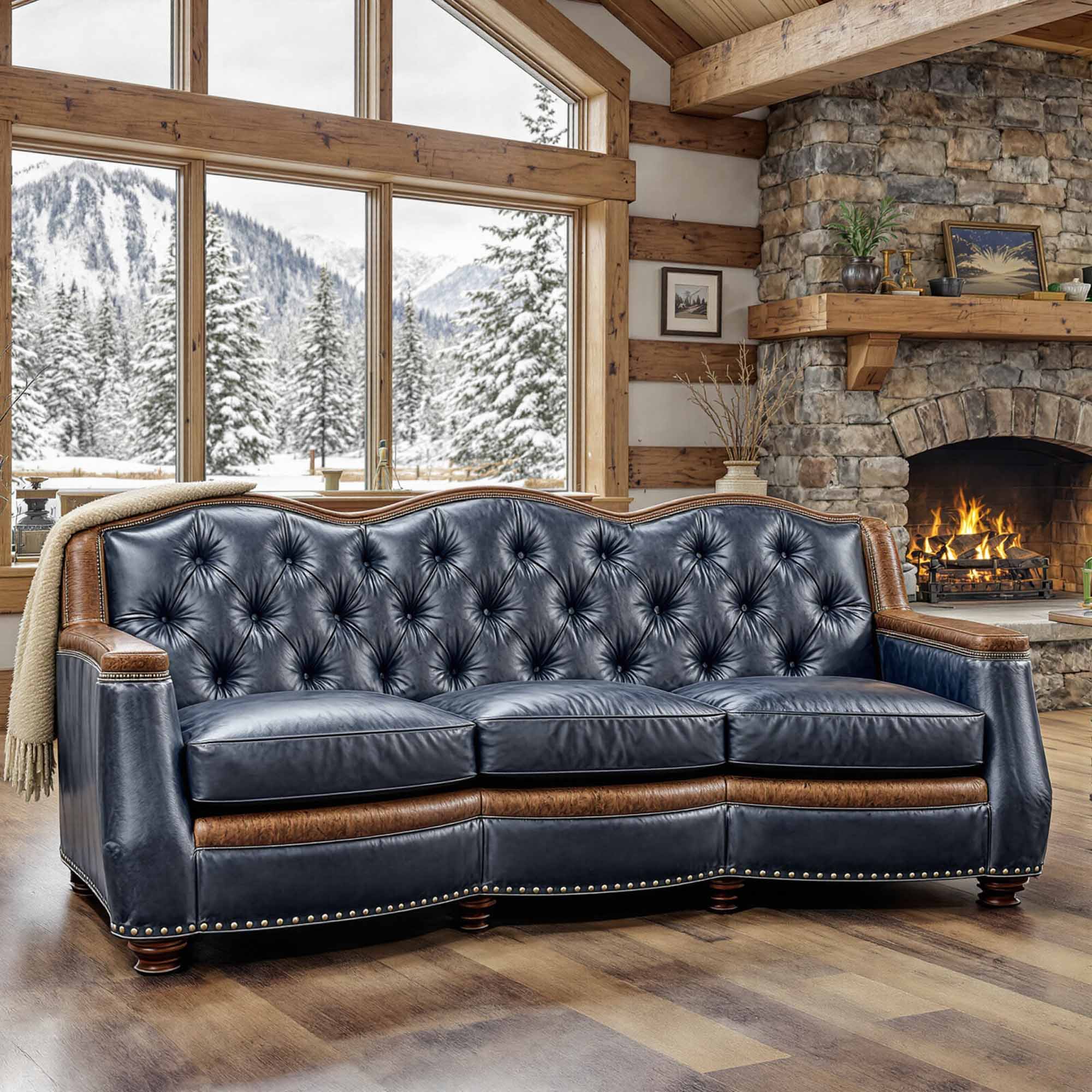 Callahan Leather Sofa - Image 7