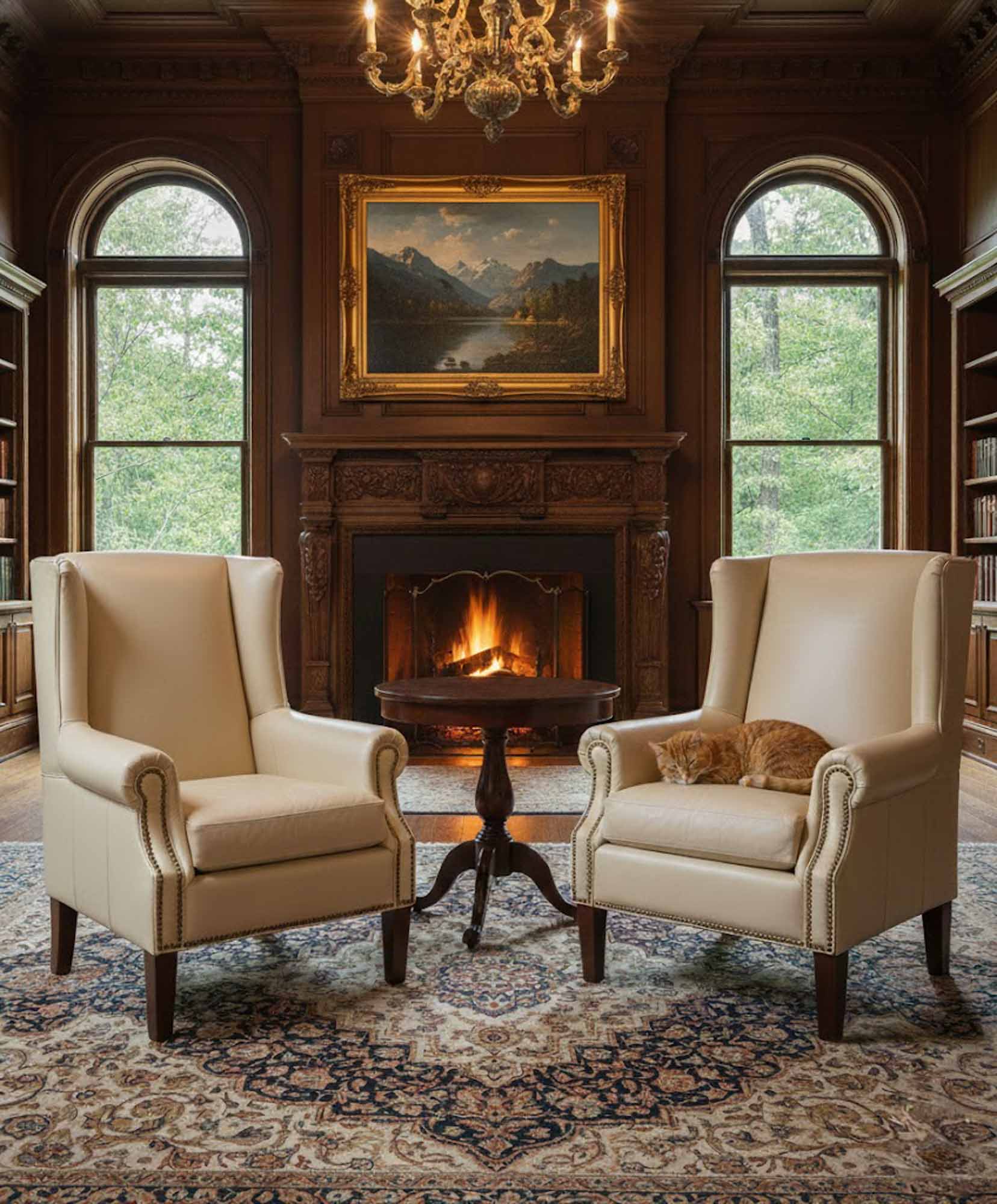 Cambrie Leather Chair - Image 3