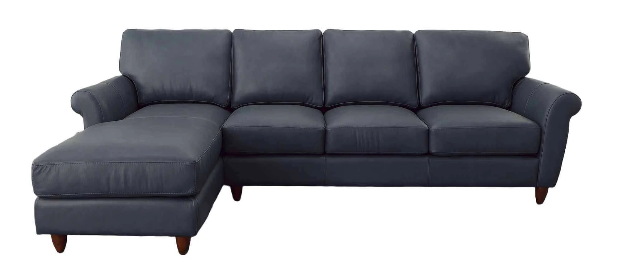 Cameo Leather Sofa With Chaise - Image 7