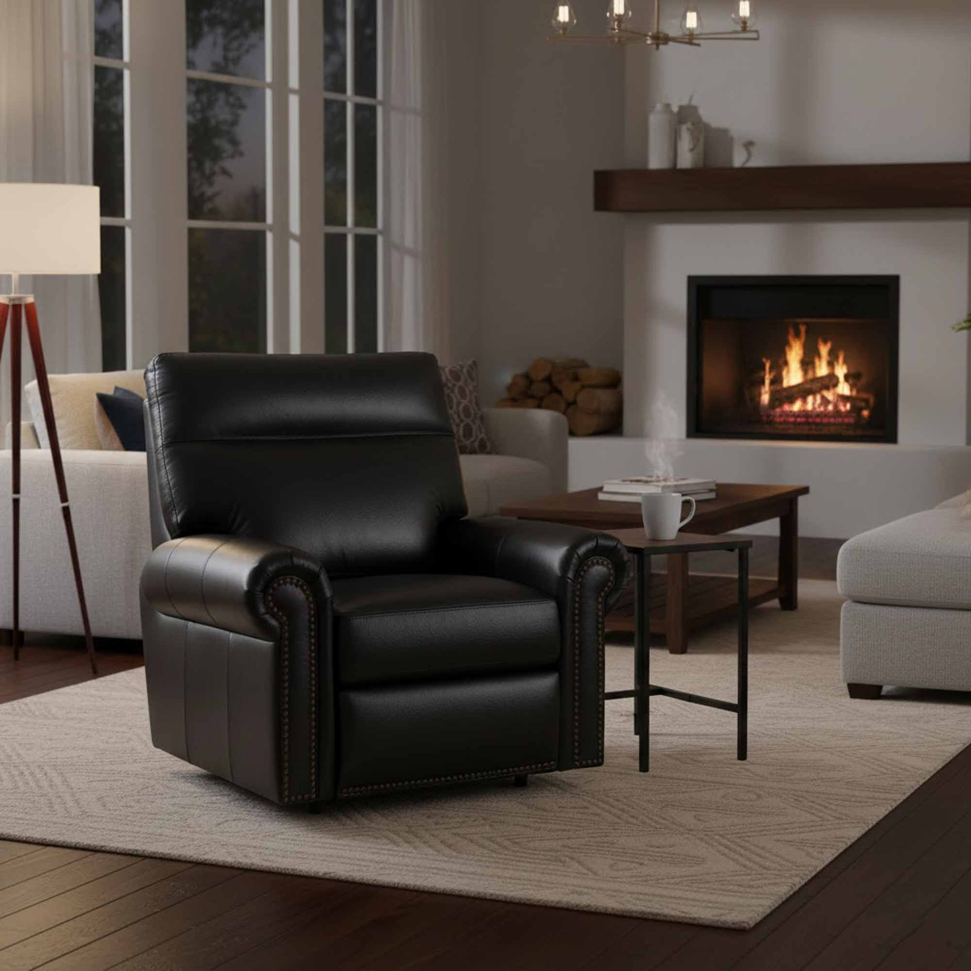 Campbell Leather Recliner - Image 4