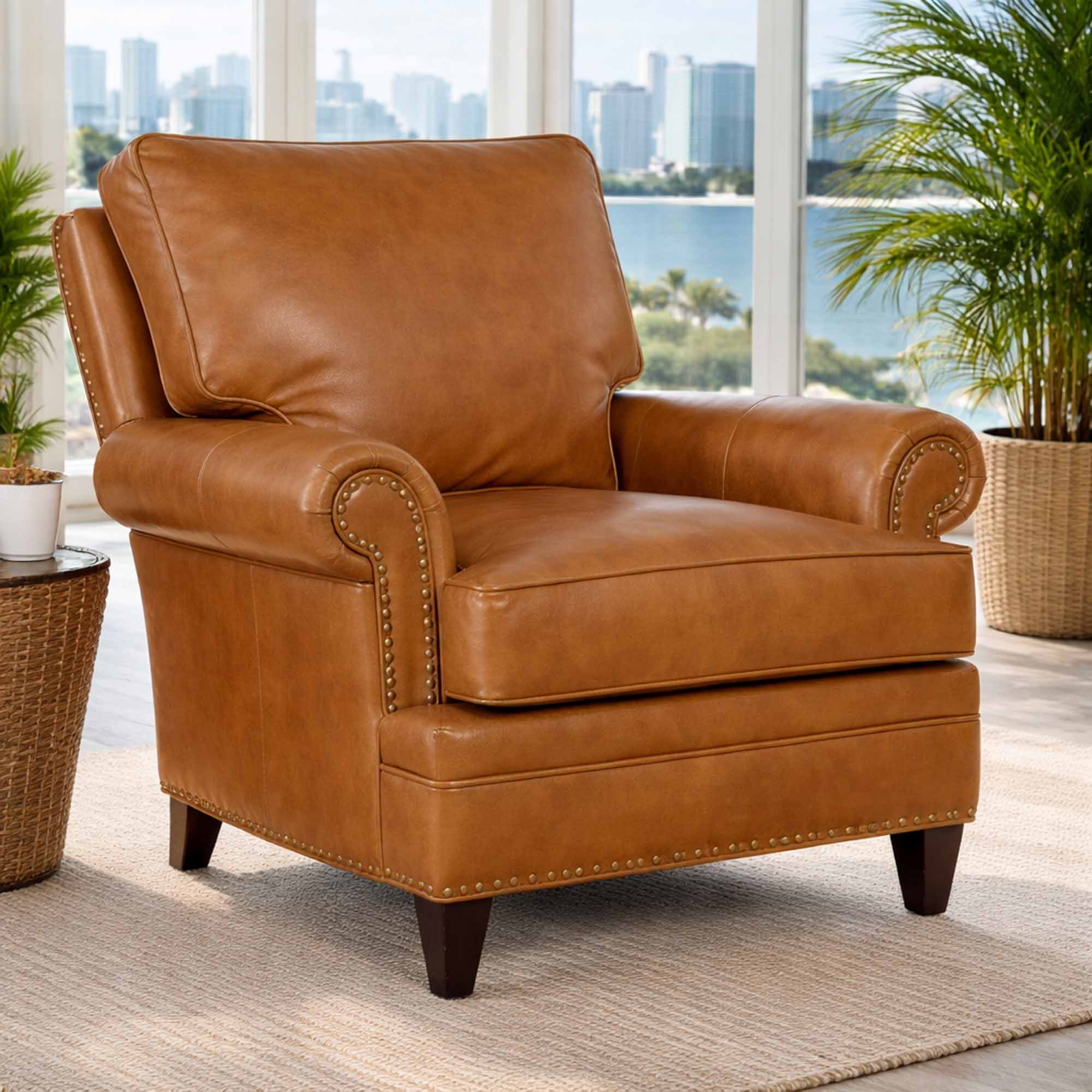 Carrado Leather Chair - Image 12