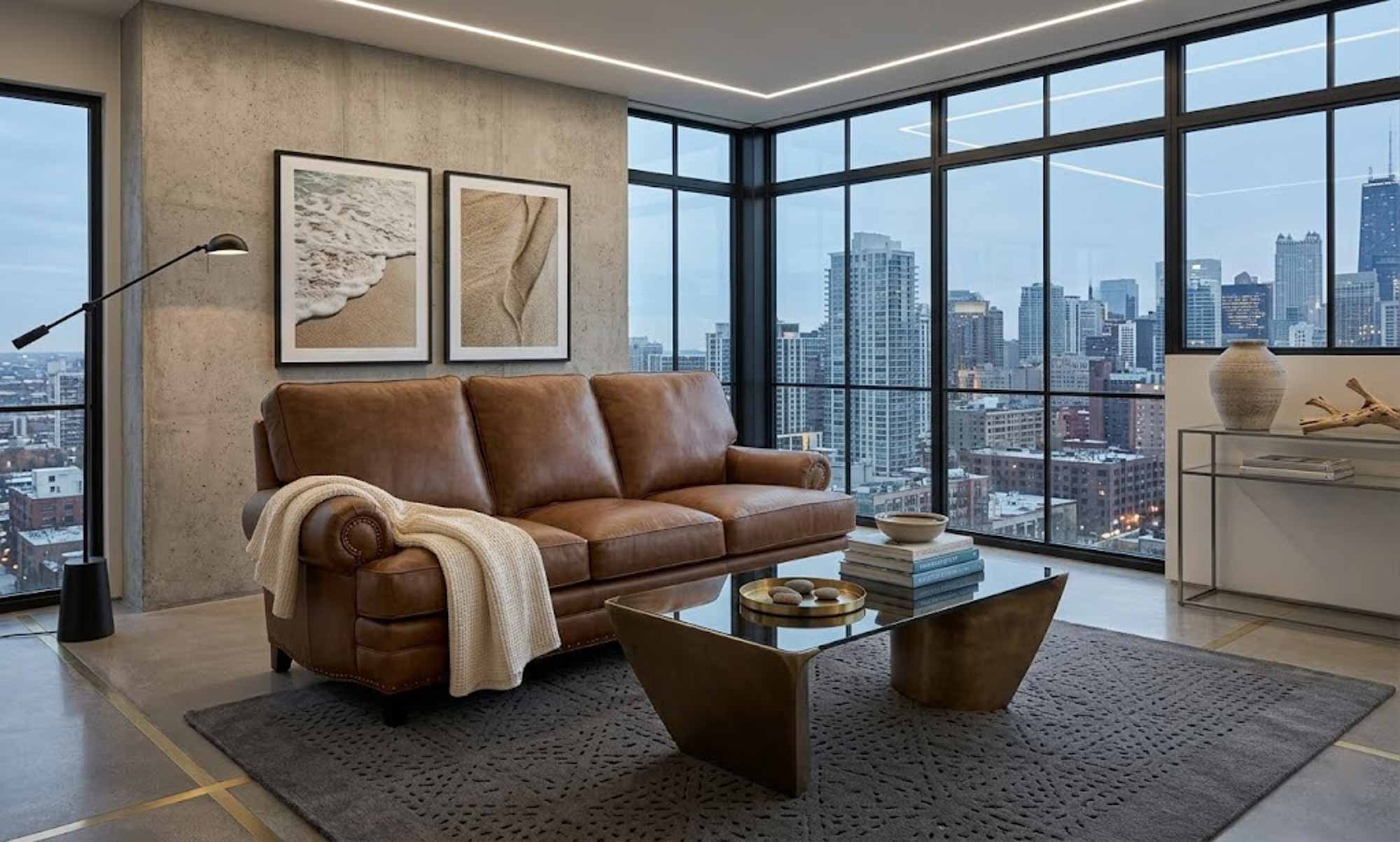 Carrado Leather Sofa - Image 7