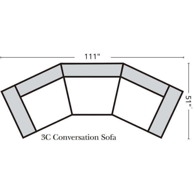 Catera Four Cushion Leather Reclining Conversation Sofa - Image 6