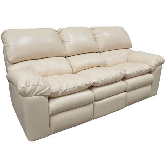 Catera Leather Reclining Loveseat