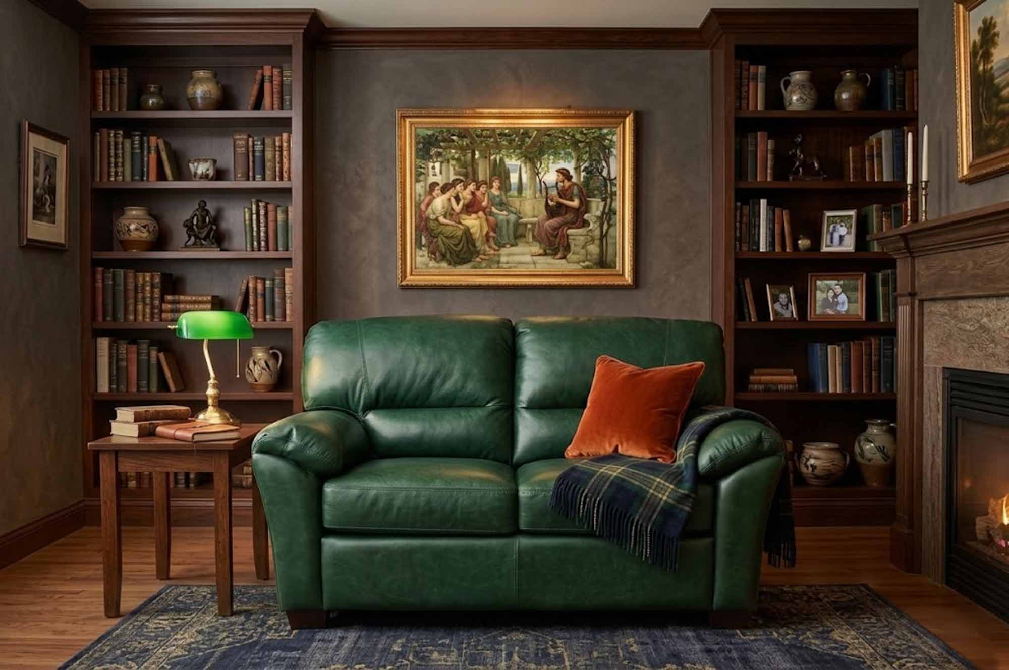 Cedar Heights Leather Loveseat - Image 4