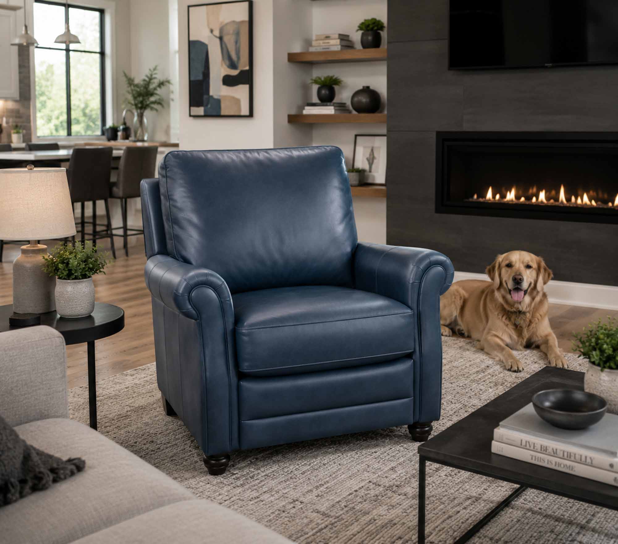 Celeste Leather Power Recliner - Image 3