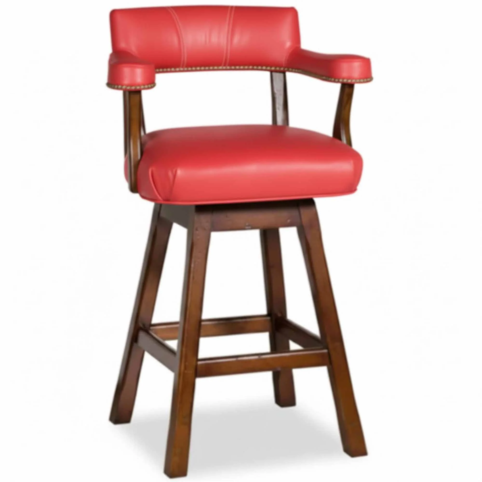 Cheers Leather Swivel Bar Stool - Image 7