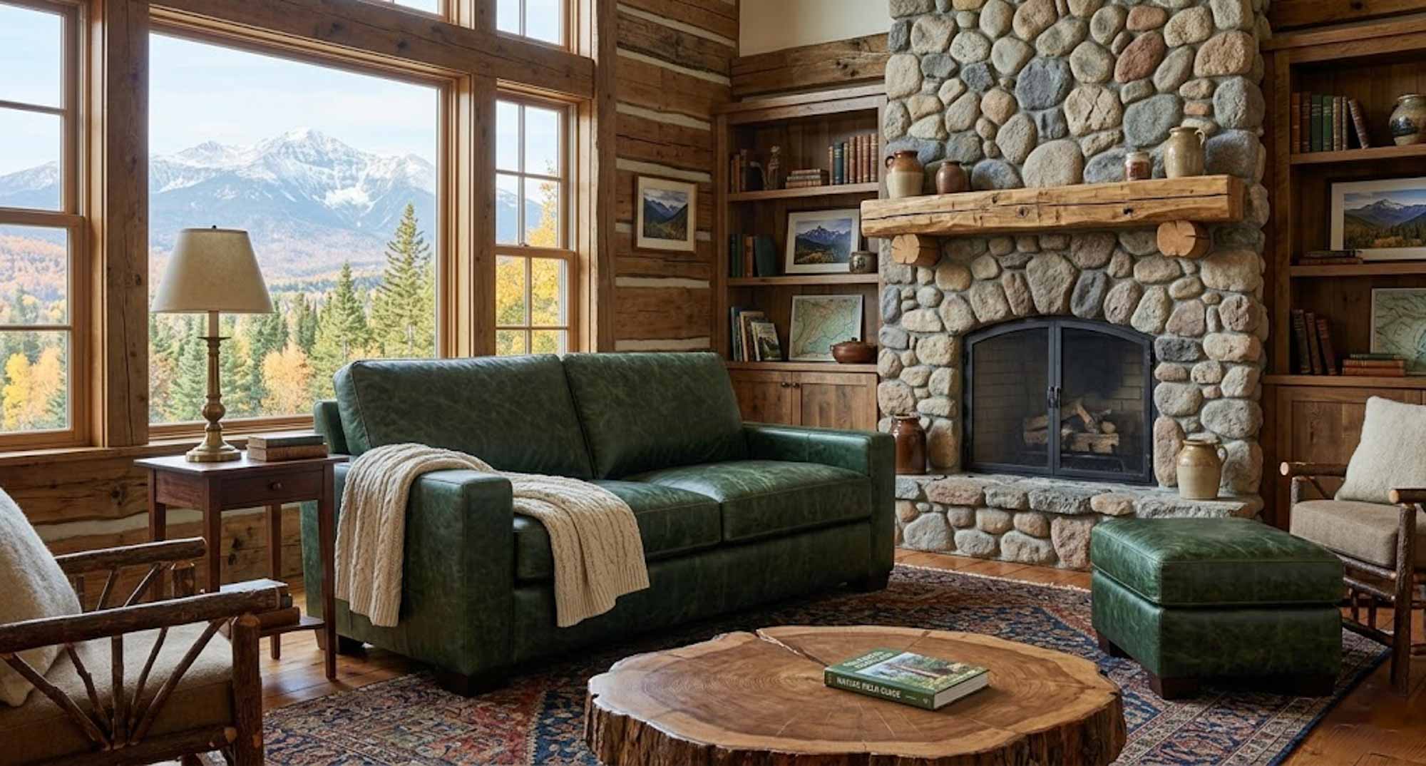 Chesapeake Leather Loveseat - Image 3