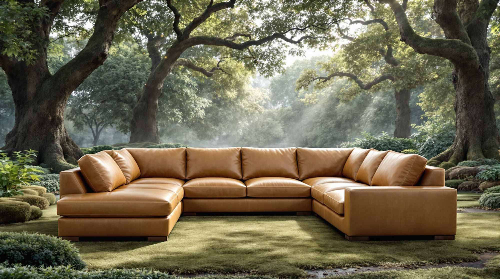 Chesapeake Leather Sectional - Image 7