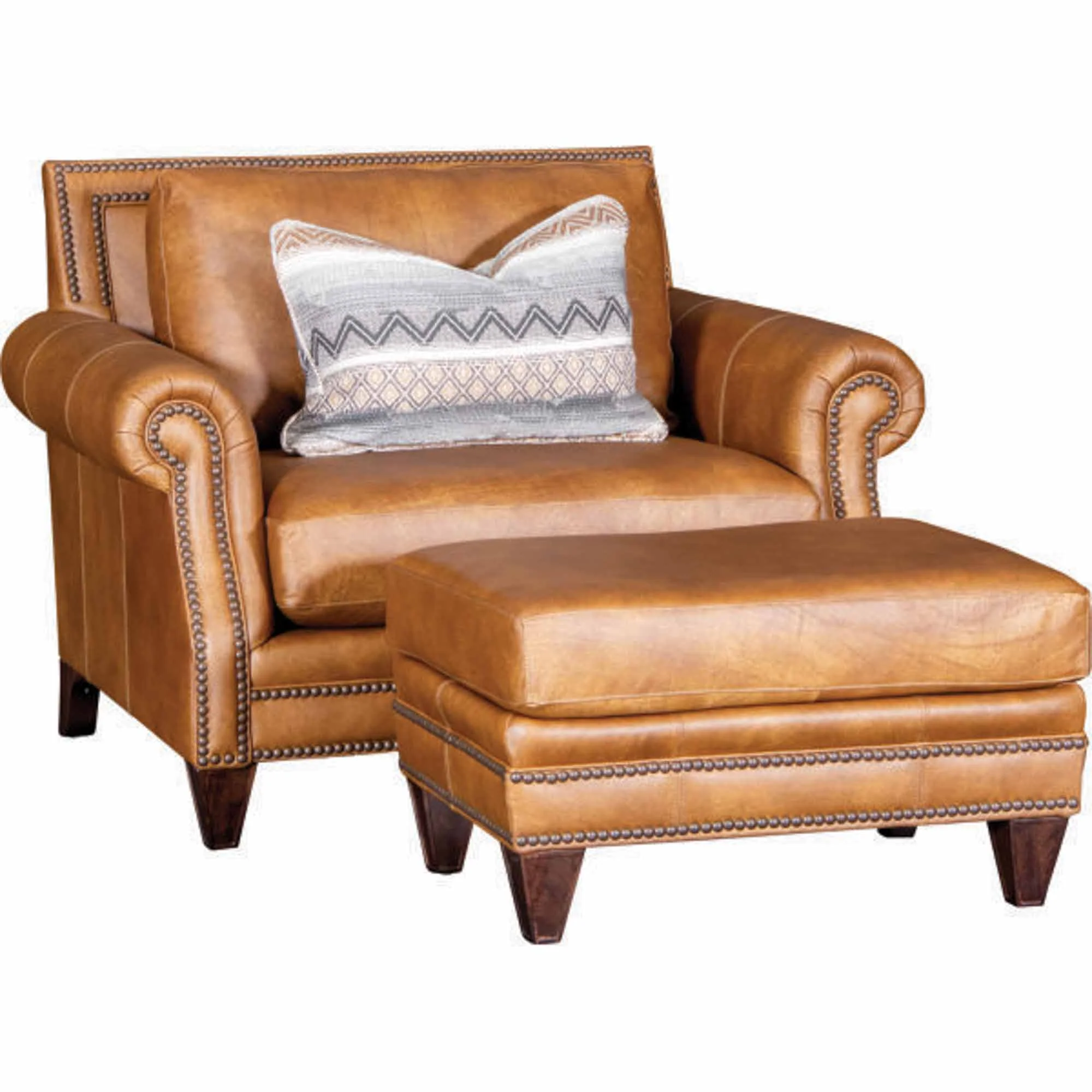 Chex Leather Chair - Image 3