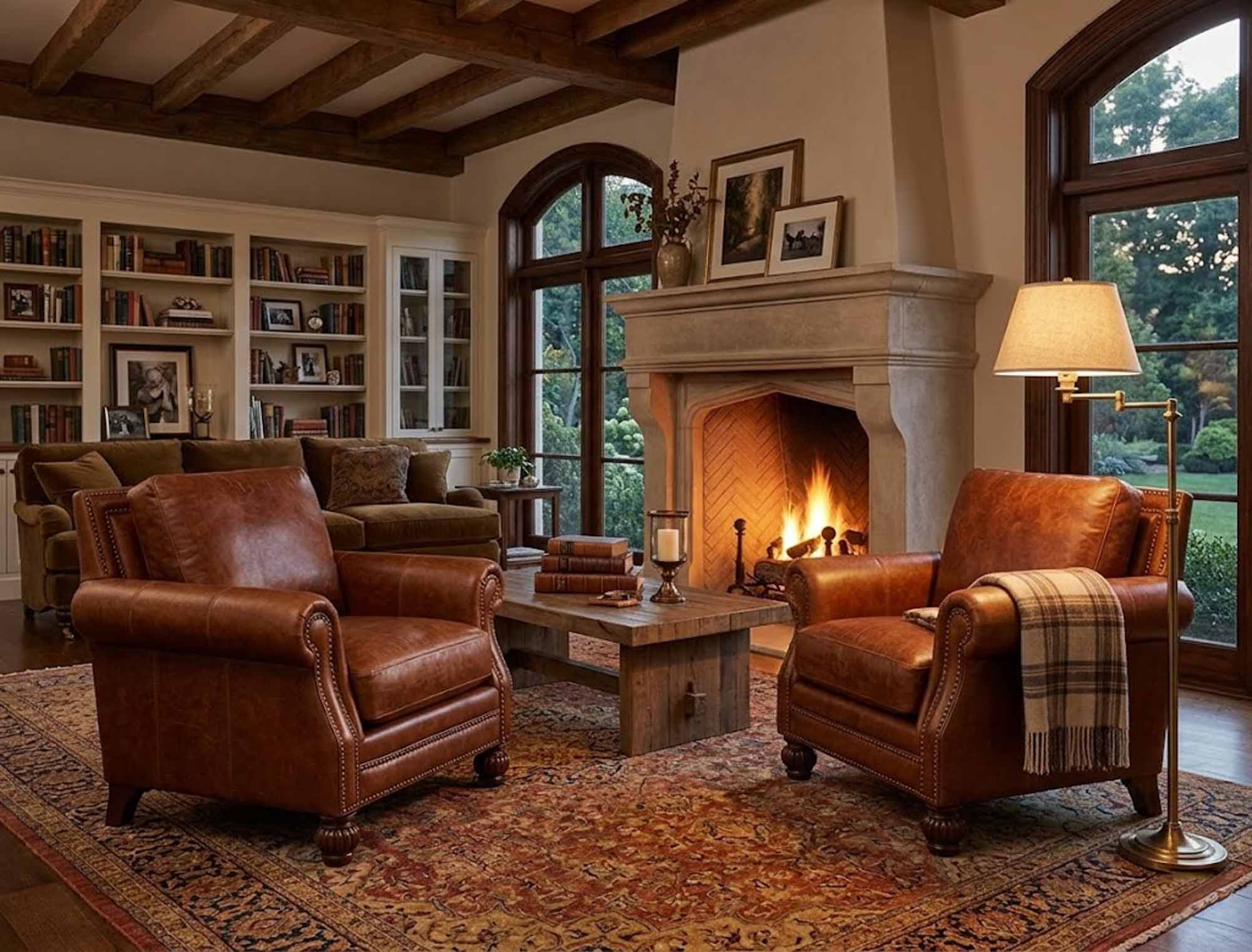 Chex Leather Chair - Image 6