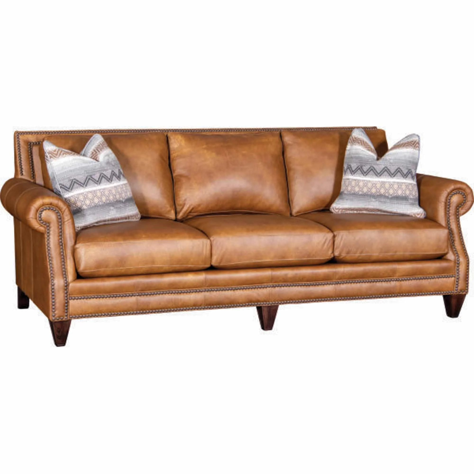 Chex Leather Loveseat - Image 3