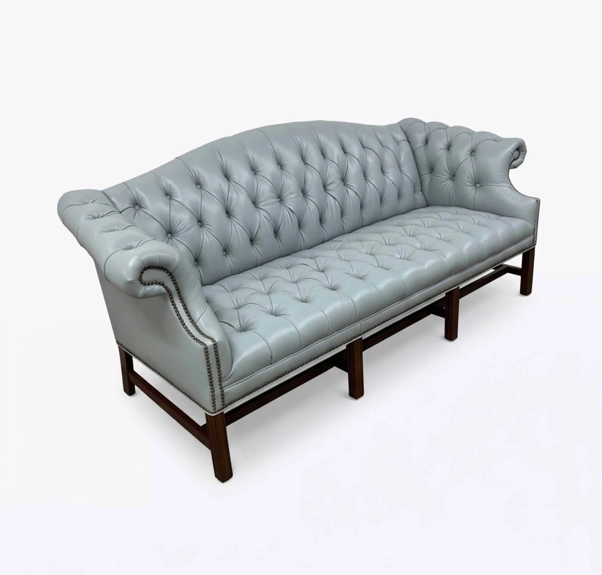 Chippendale Leather In Stock Sofa - Image 3