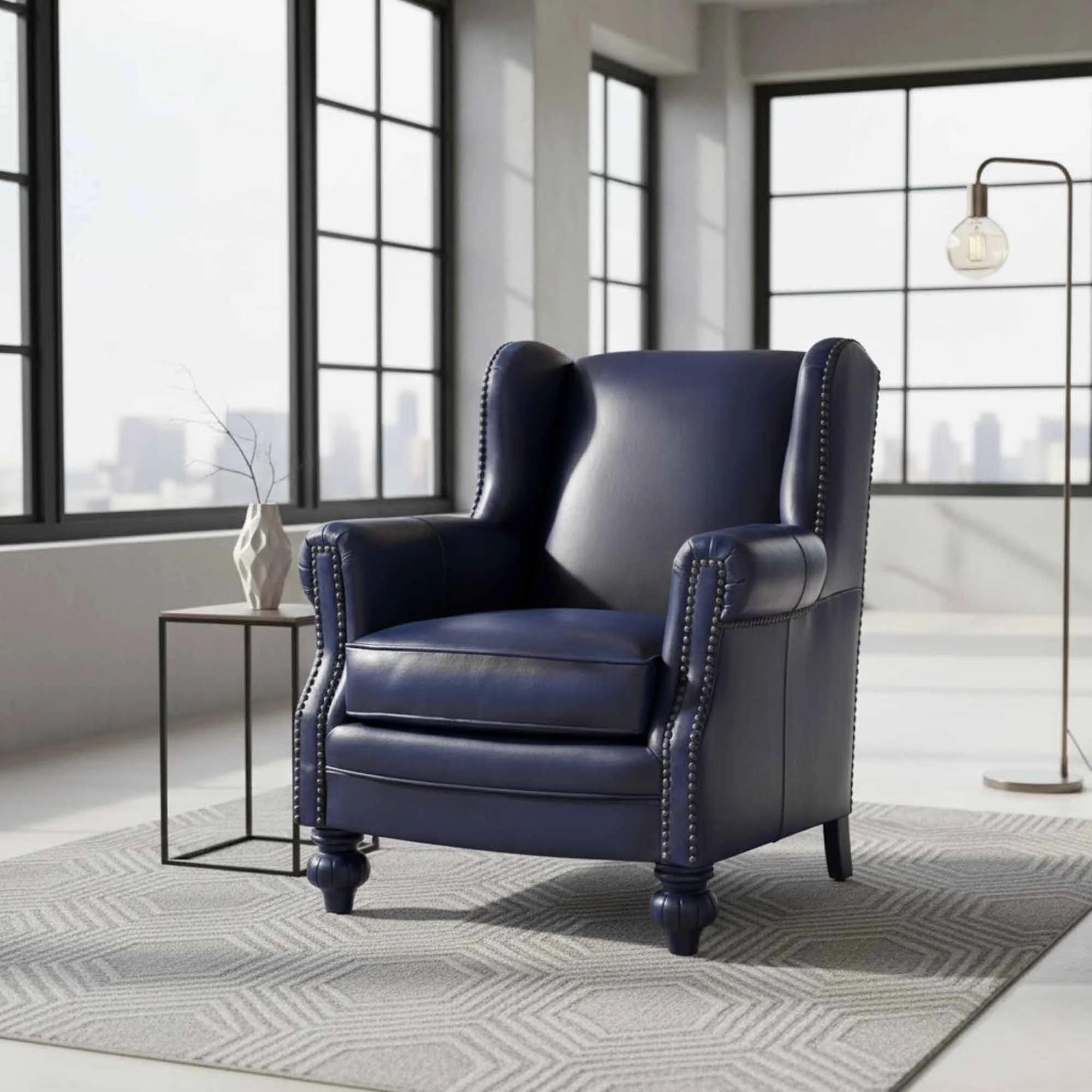 Churchill Leather Chair - Image 6