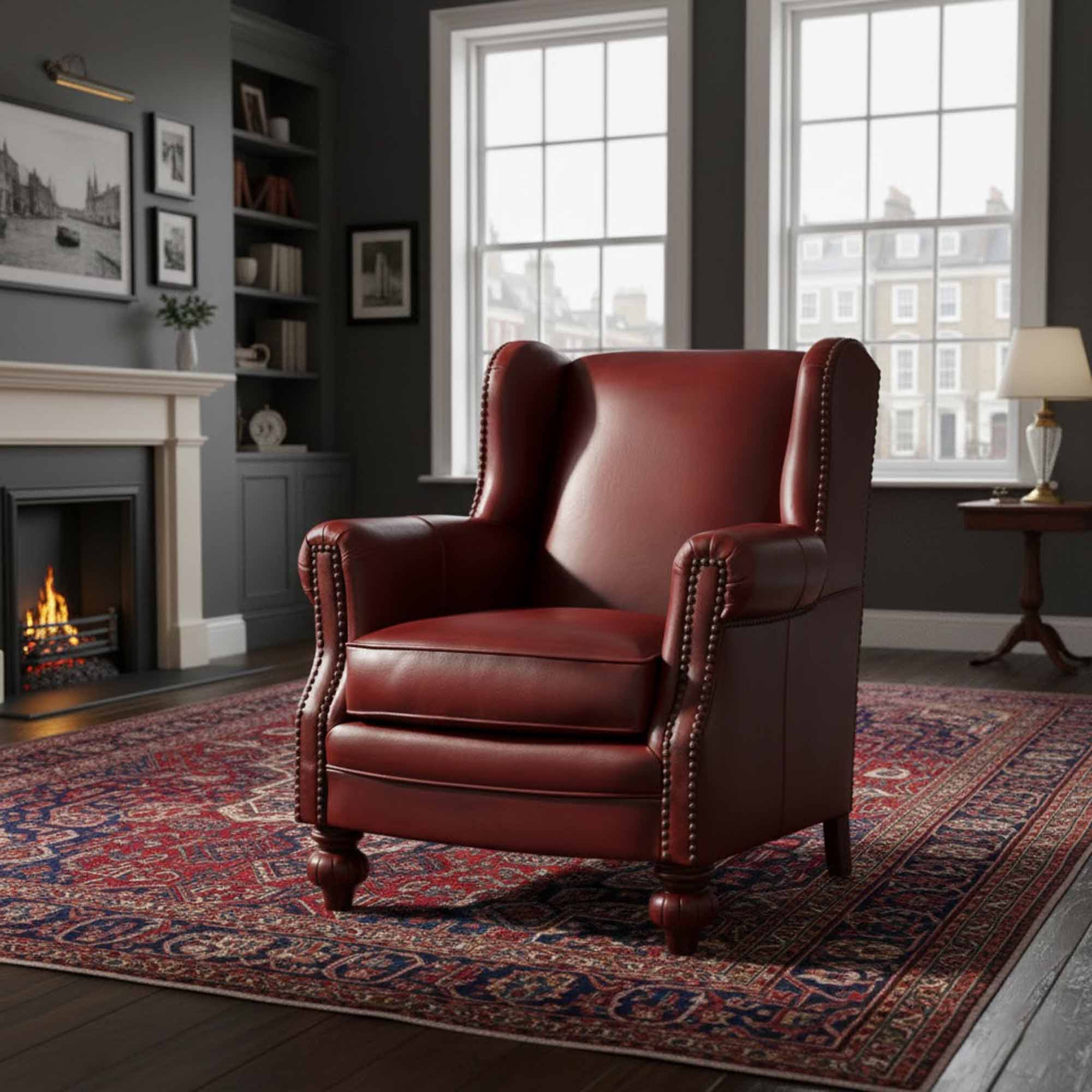 Churchill Leather Chair - Image 7