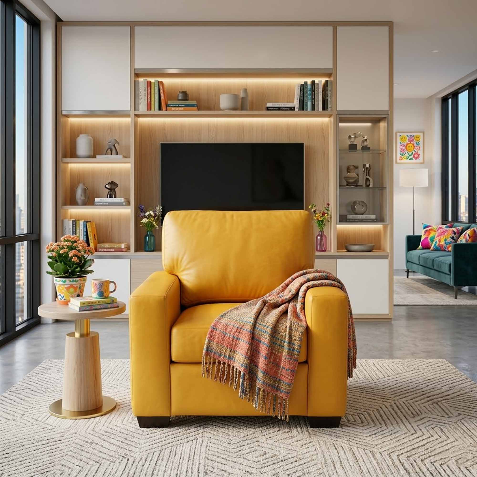 City Craft Leather Chair - Image 5