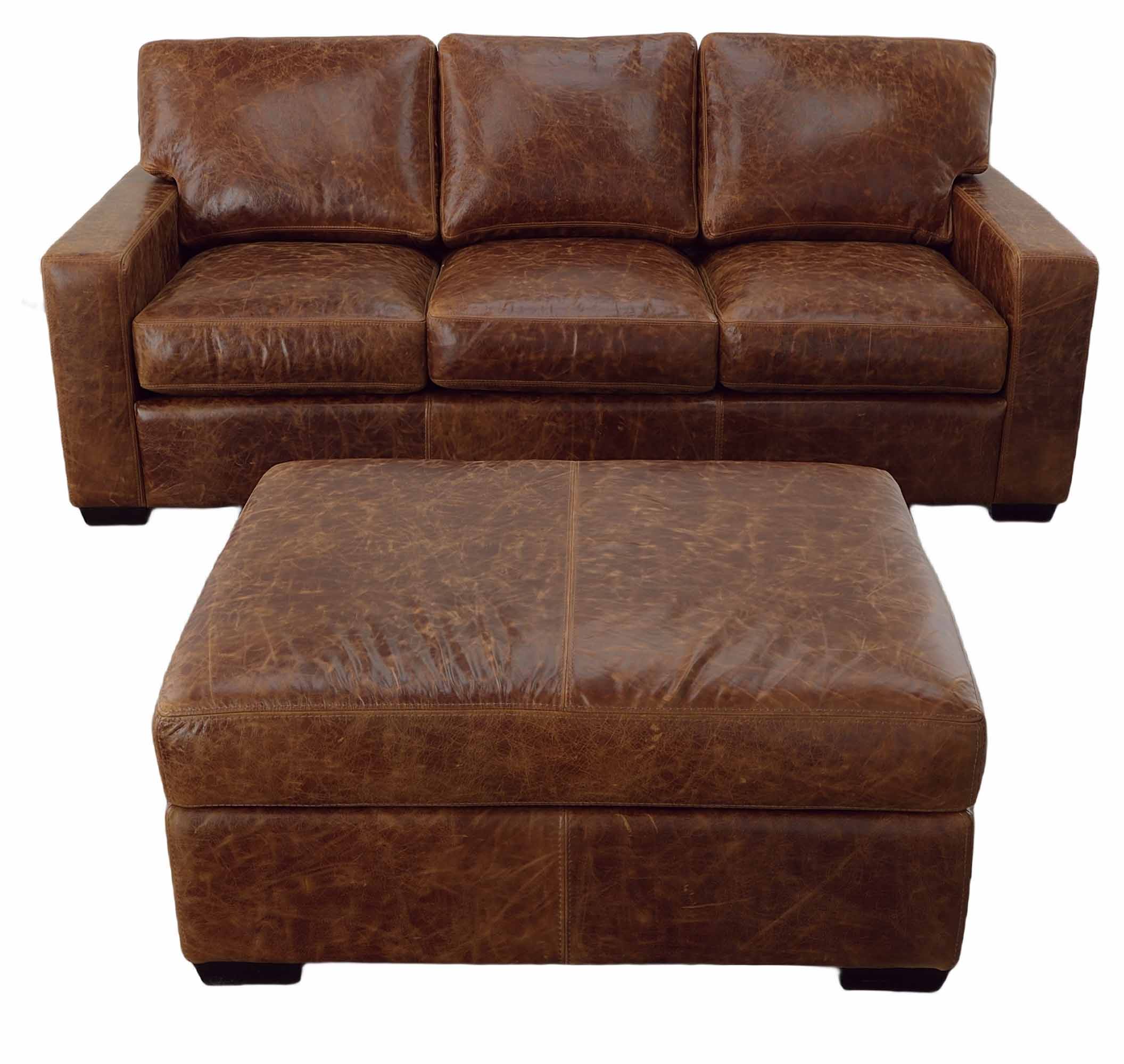 City Craft Leather Queen Size Sofa Sleeper - Image 3
