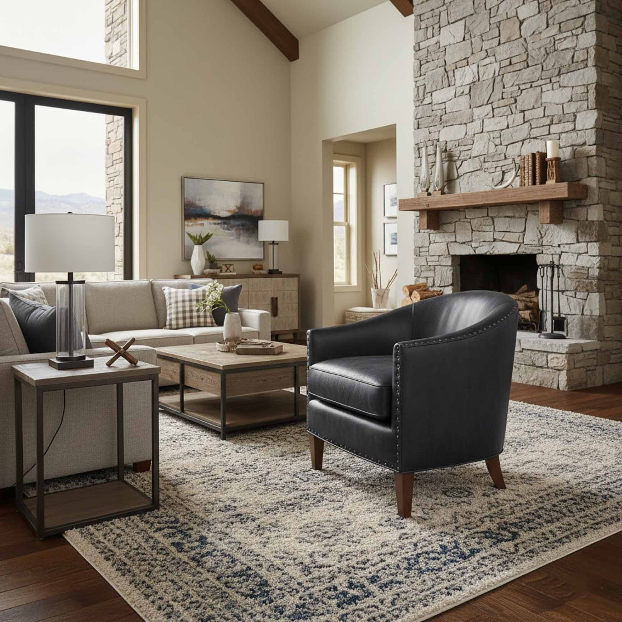 City Leather Chair - Image 3