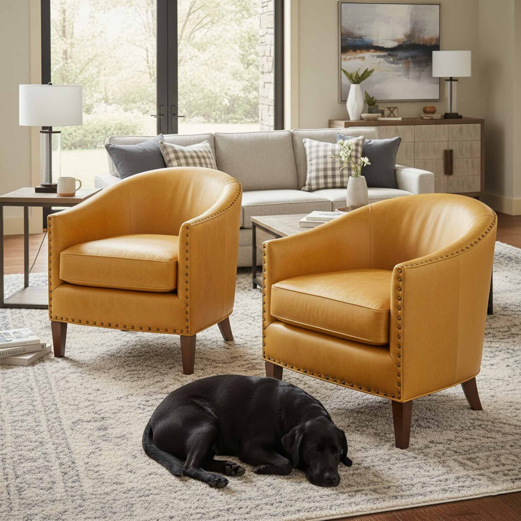 City Leather Chair - Image 4